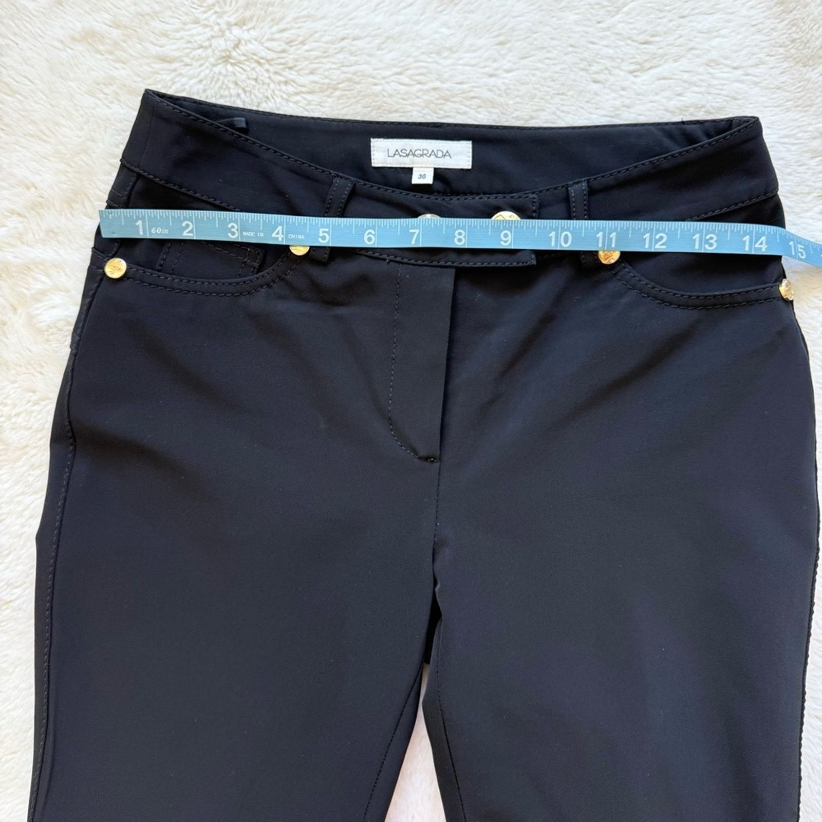 Other Lasagrada women black pants size 36 EU or 4 US Size 27" / US 4 / IT 40 - 5 Thumbnail