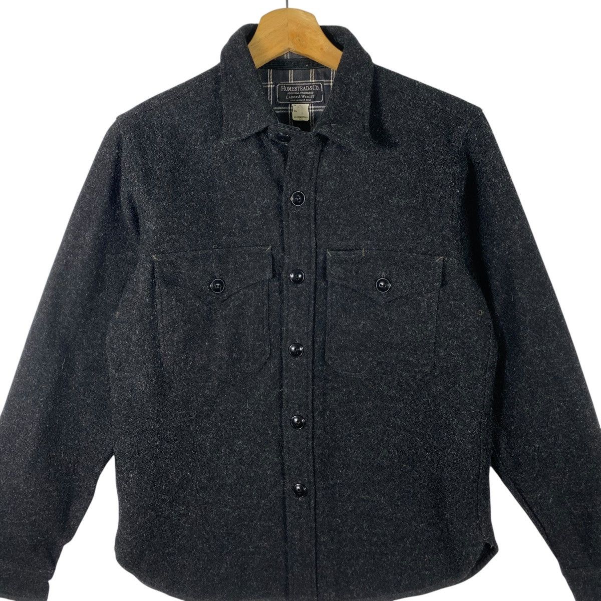 J.S. Homestead Journal Standard Homestead&co Shirt Wool S Size Black Colour Size US S / EU 44-46 / 1 - 4 Thumbnail