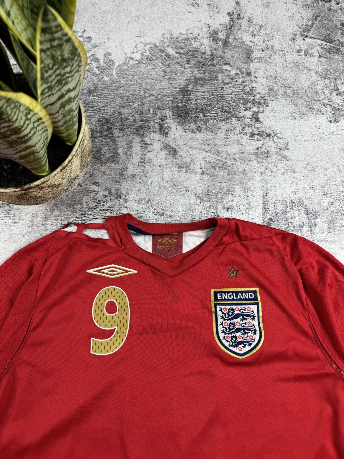 Umbro Vintage Umbro England 2006/2008 Wayne Rooney Shirt Jersey Size US L / EU 52-54 / 3 - 9 Thumbnail