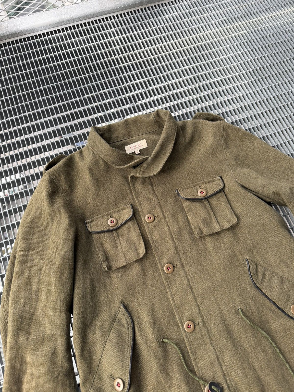 Japanese Brand Hiromichi by Hiromichi Nakano Multipocket Military Jacket Size US L / EU 52-54 / 3 - 3 Thumbnail