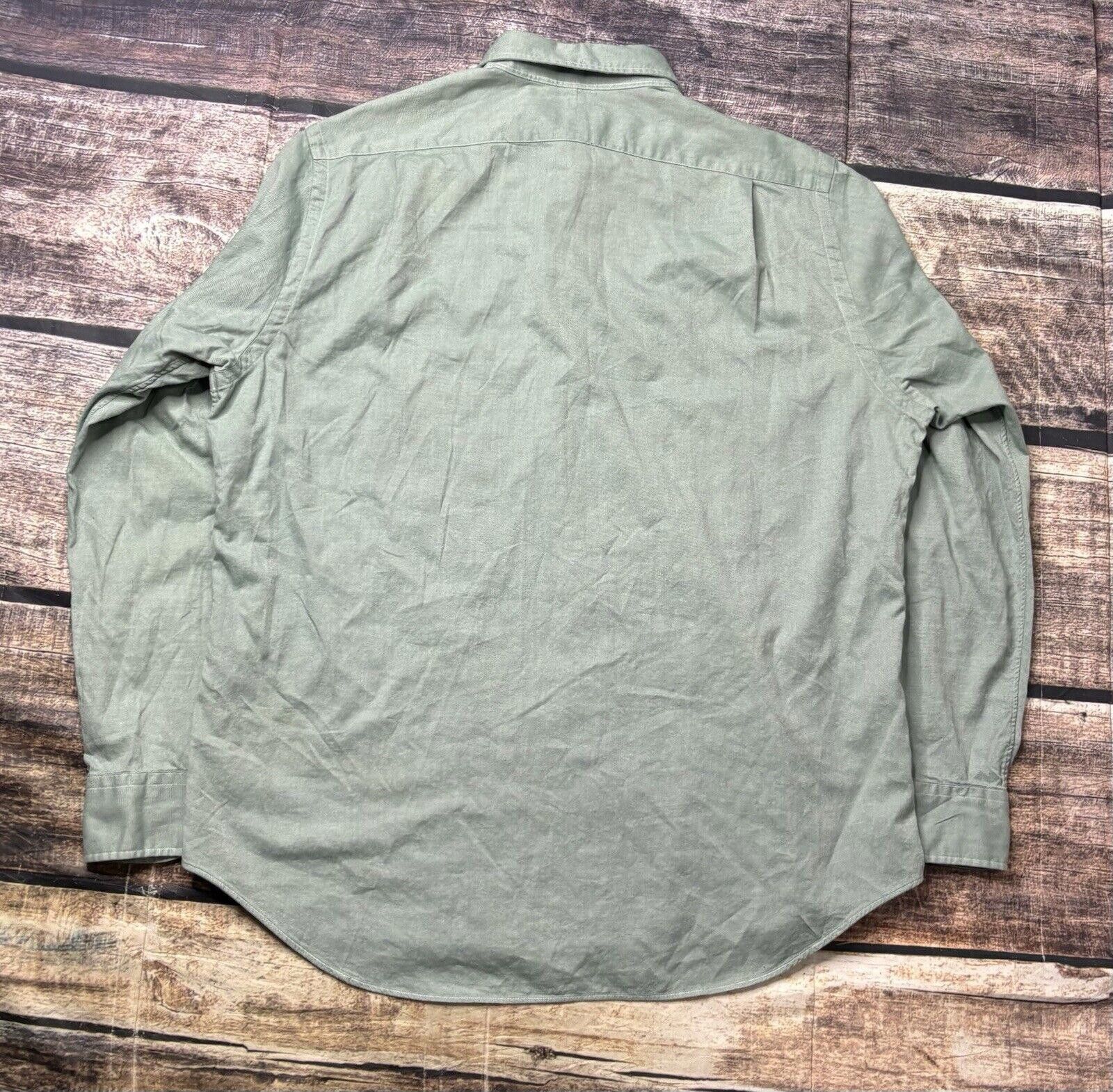 Polo Ralph Lauren Polo Ralph Lauren Shirt Men's XL Green Long Sleeve Button Up Size US XL / EU 56 / 4 - 3 Thumbnail