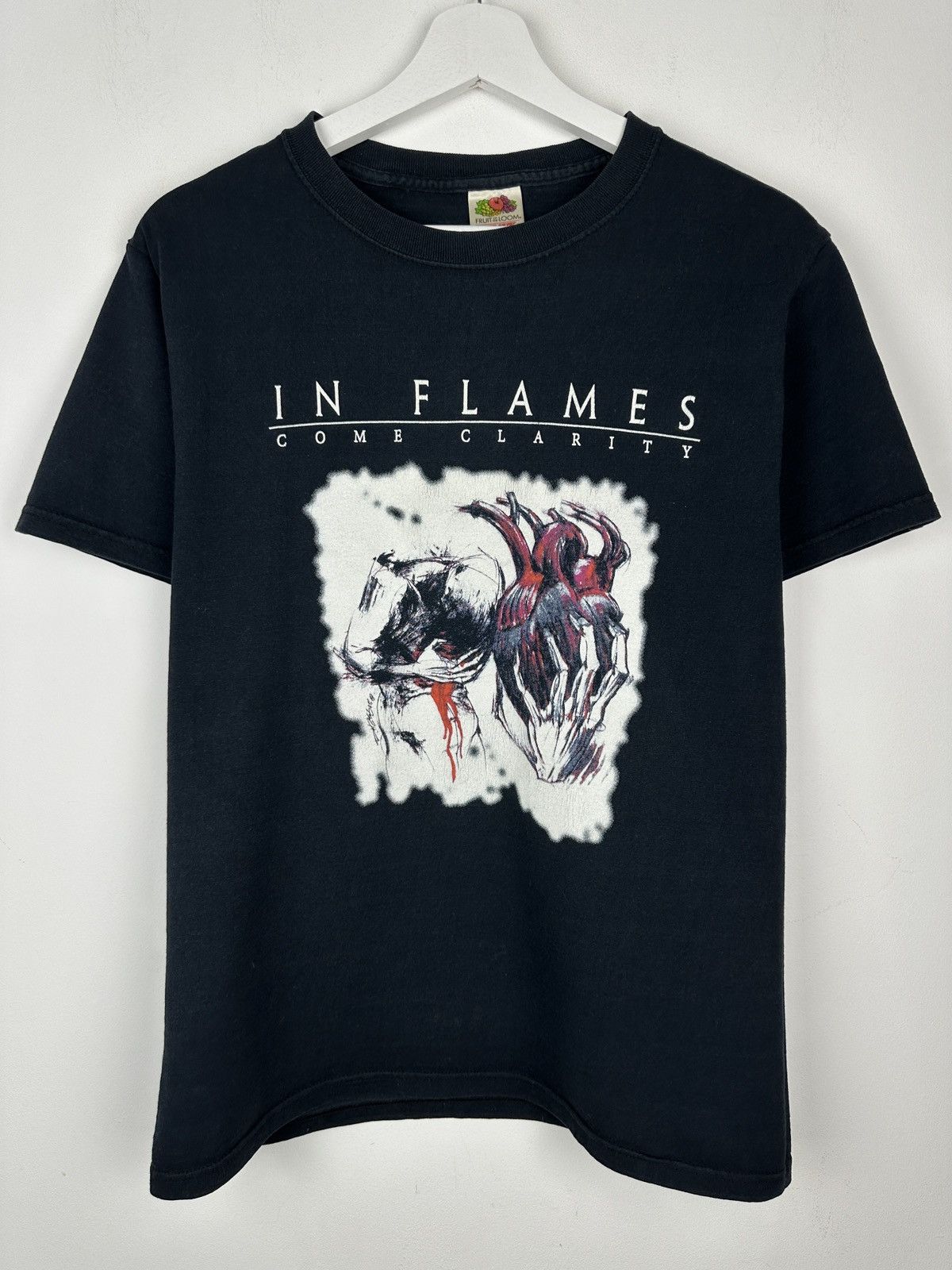 Band Tees In Flames Come Clarity Graphic Metal Rock T Shirt Tee Size US S / EU 44-46 / 1 - 1 Thumbnail