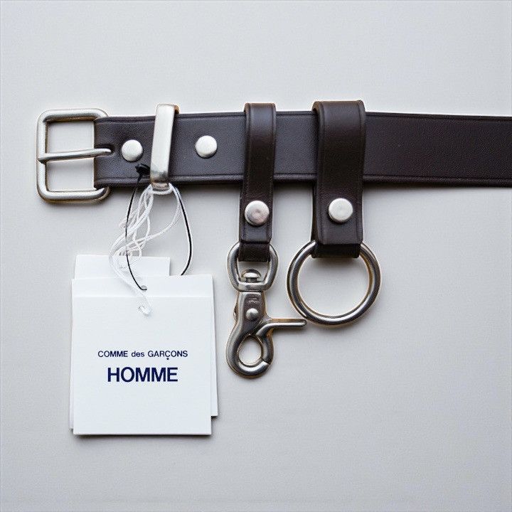 Comme des Garcons Homme NWT 25AW COMME des GARCONS HOMME Steer Leather Belt Brown Size ONE SIZE - 2 Thumbnail