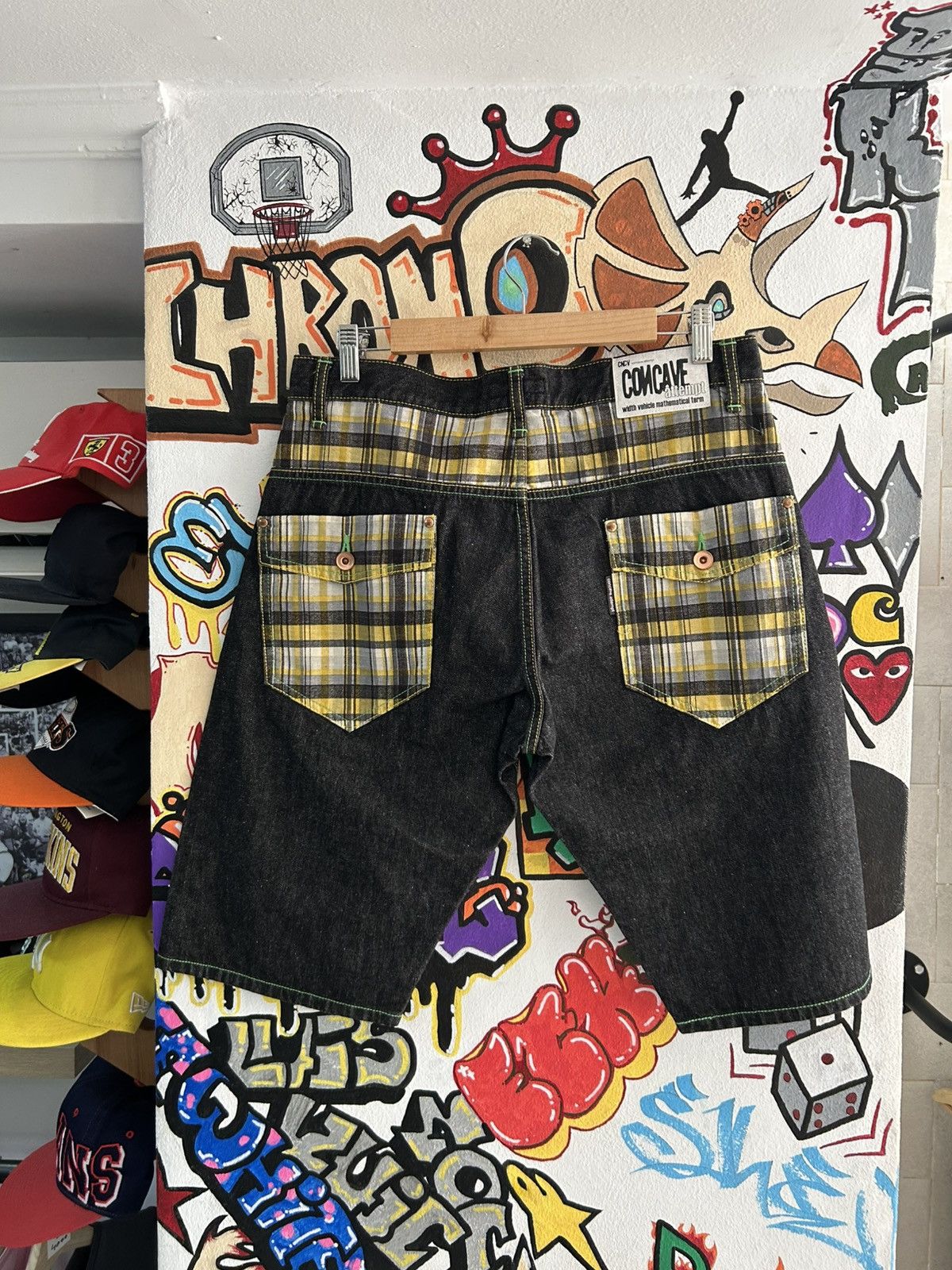 Japanese Brand Concave Attempt Doublewasit jorts Size US 34 / EU 50 - 2 Thumbnail