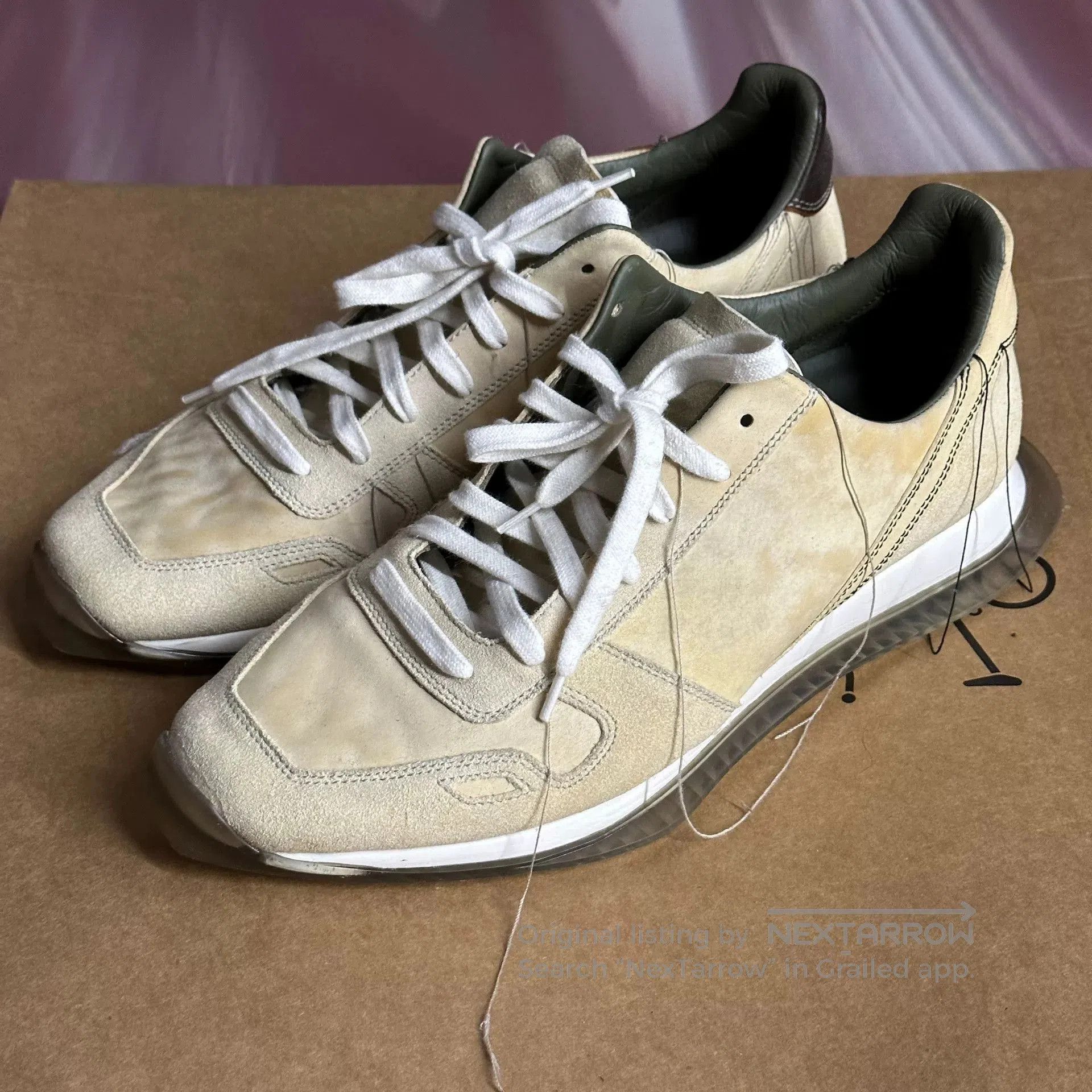 Rick Owens RICK OWENS Runner with Fringed Sleeves. Size US 9 / EU 42 - 1 Thumbnail