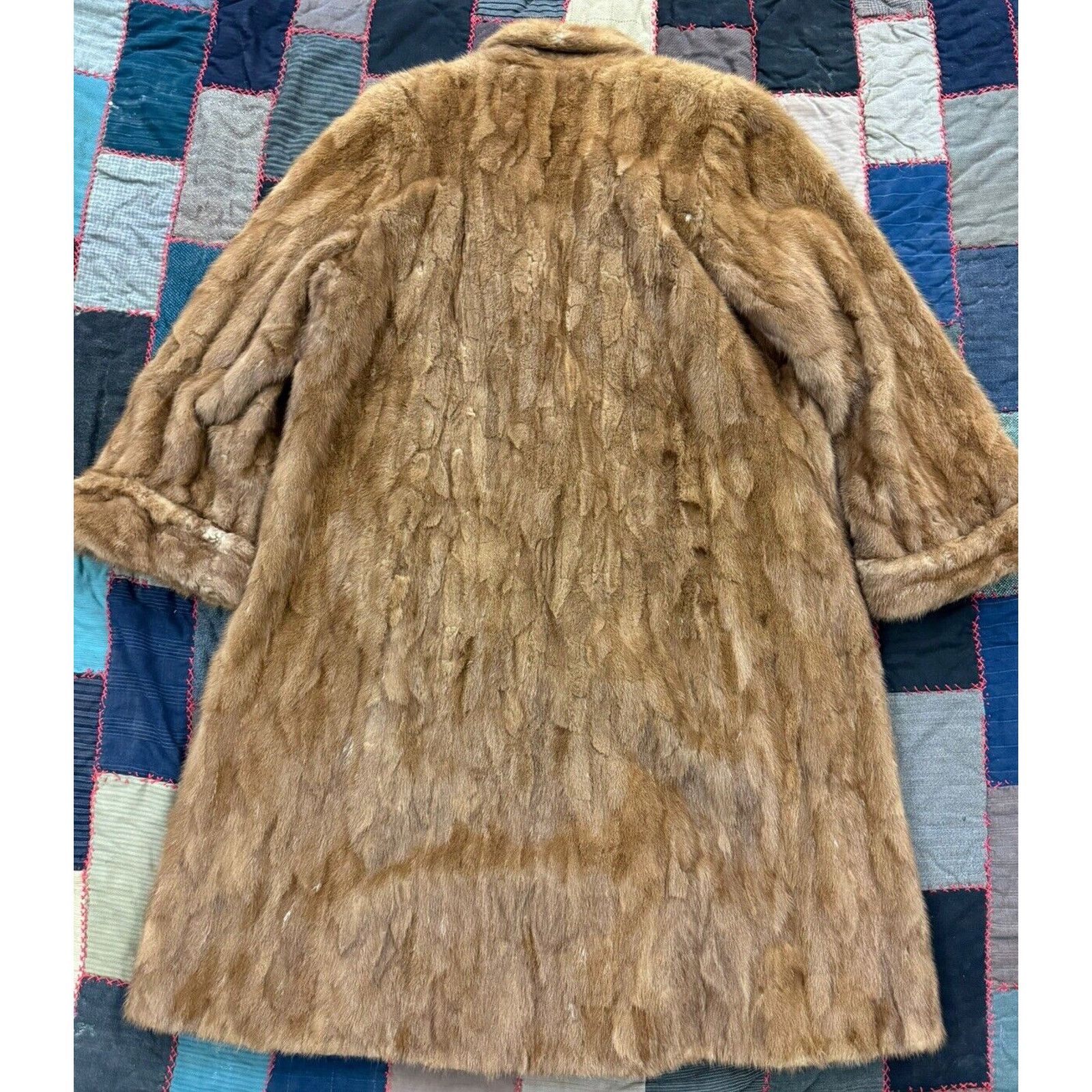Other True Vintage 1950s Brown Mink Coat Winter Mob Boss Women’s M Size M / US 6-8 / IT 42-44 - 2 Thumbnail