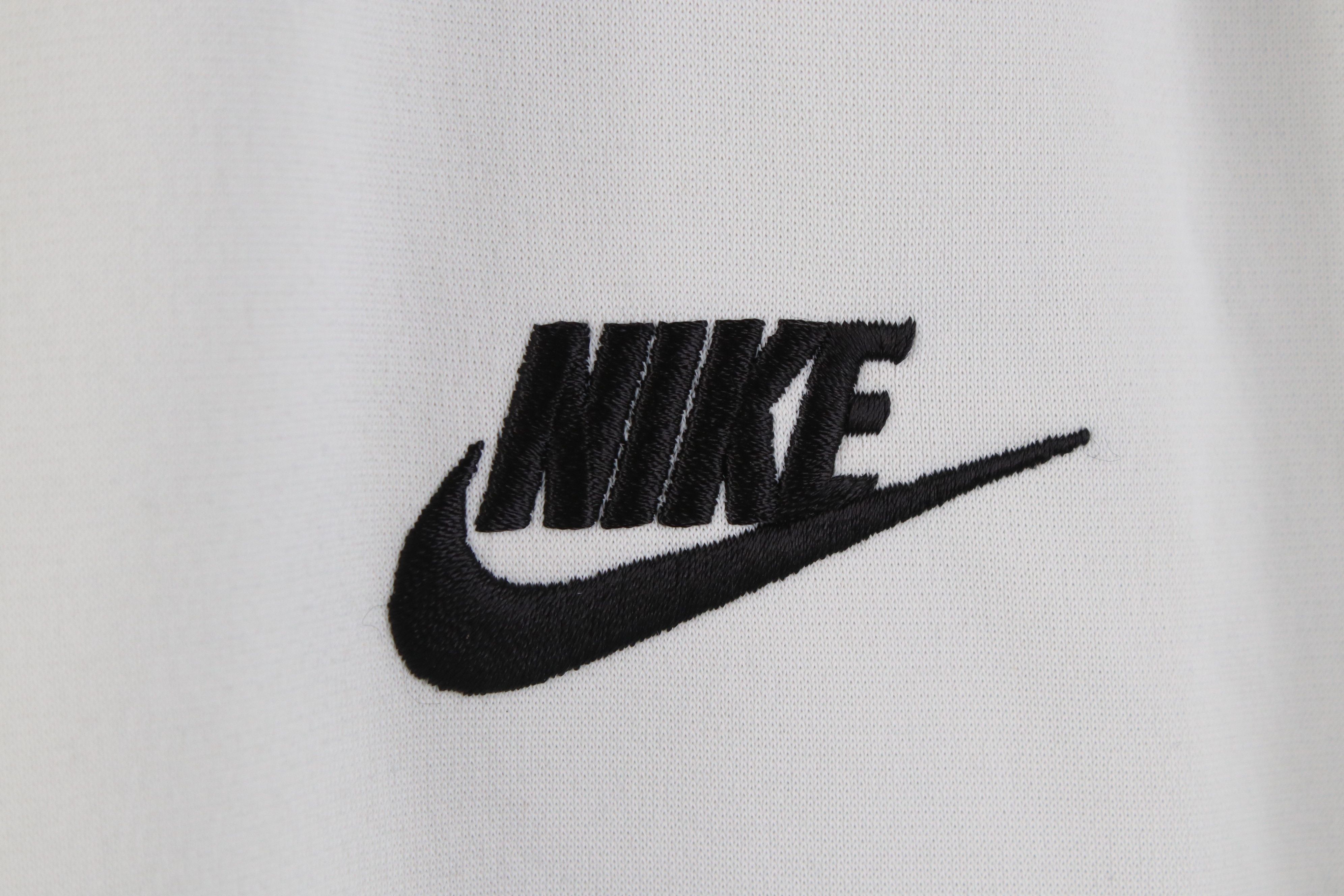 Nike Y2K Nike Taped Logo Lightweight Crewneck Sweatshirt White Size US L / EU 52-54 / 3 - 4 Thumbnail