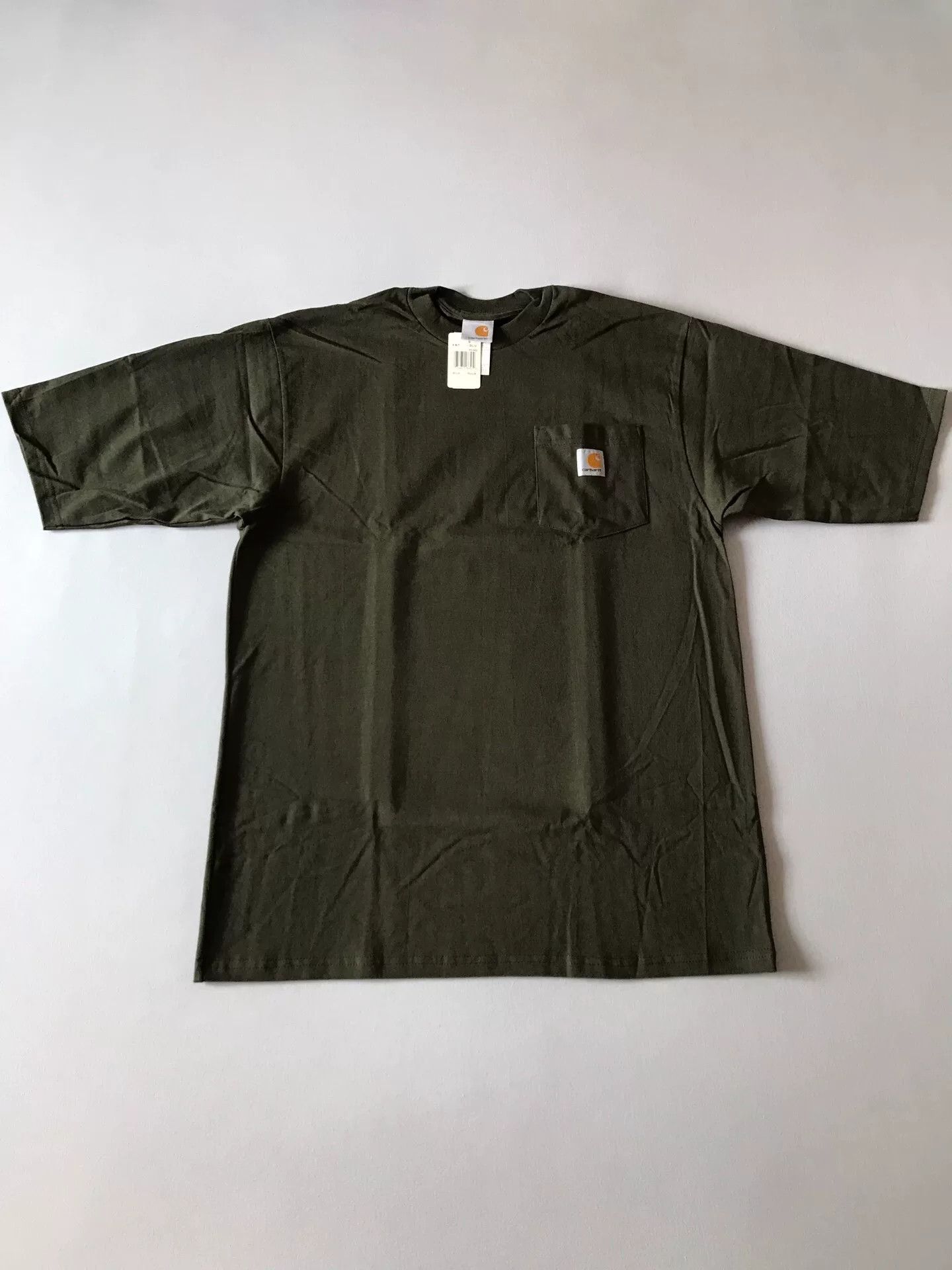 Carhartt Carhartt K87 Olive Short Sleeve T-Shirt Size US M / EU 48-50 / 2 - 1 Thumbnail