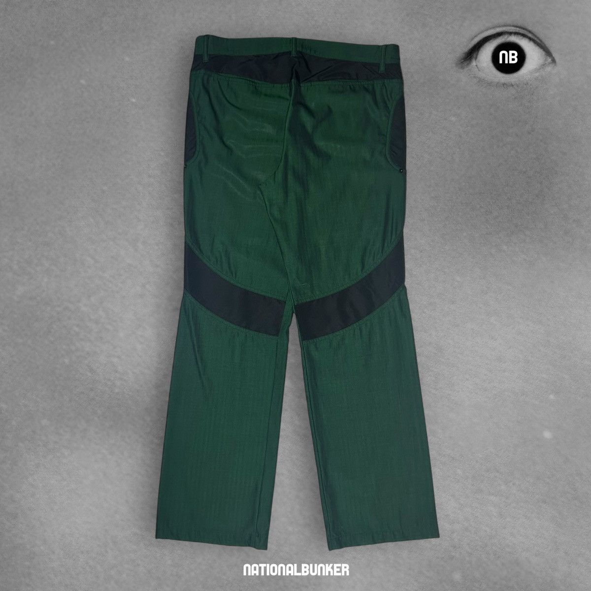 Kiko Kostadinov SS20 Riding Claw Trousers Green