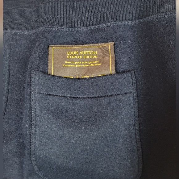 Louis Vuitton Louis Vuitton Men's Blue Sweatpants L Size US 36 / EU 52 - 11 Thumbnail