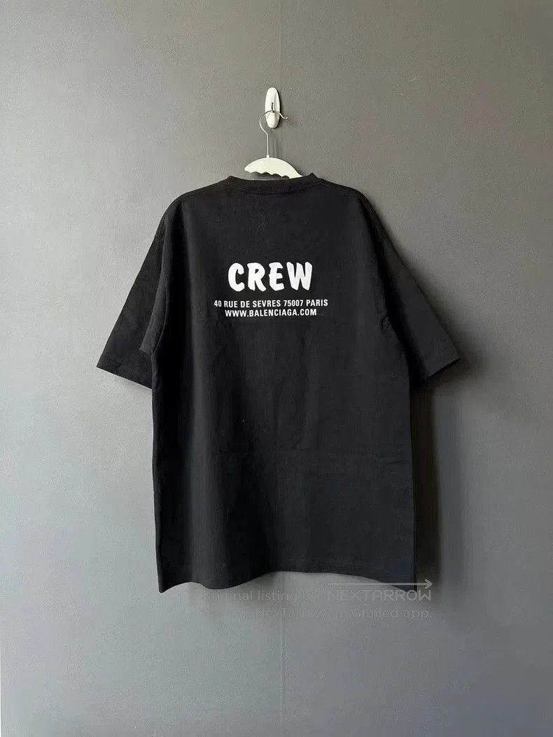 Balenciaga Balenciaga Black Crew Short Sleeve T-shirt. Size US S / EU 44-46 / 1 - 2 Thumbnail