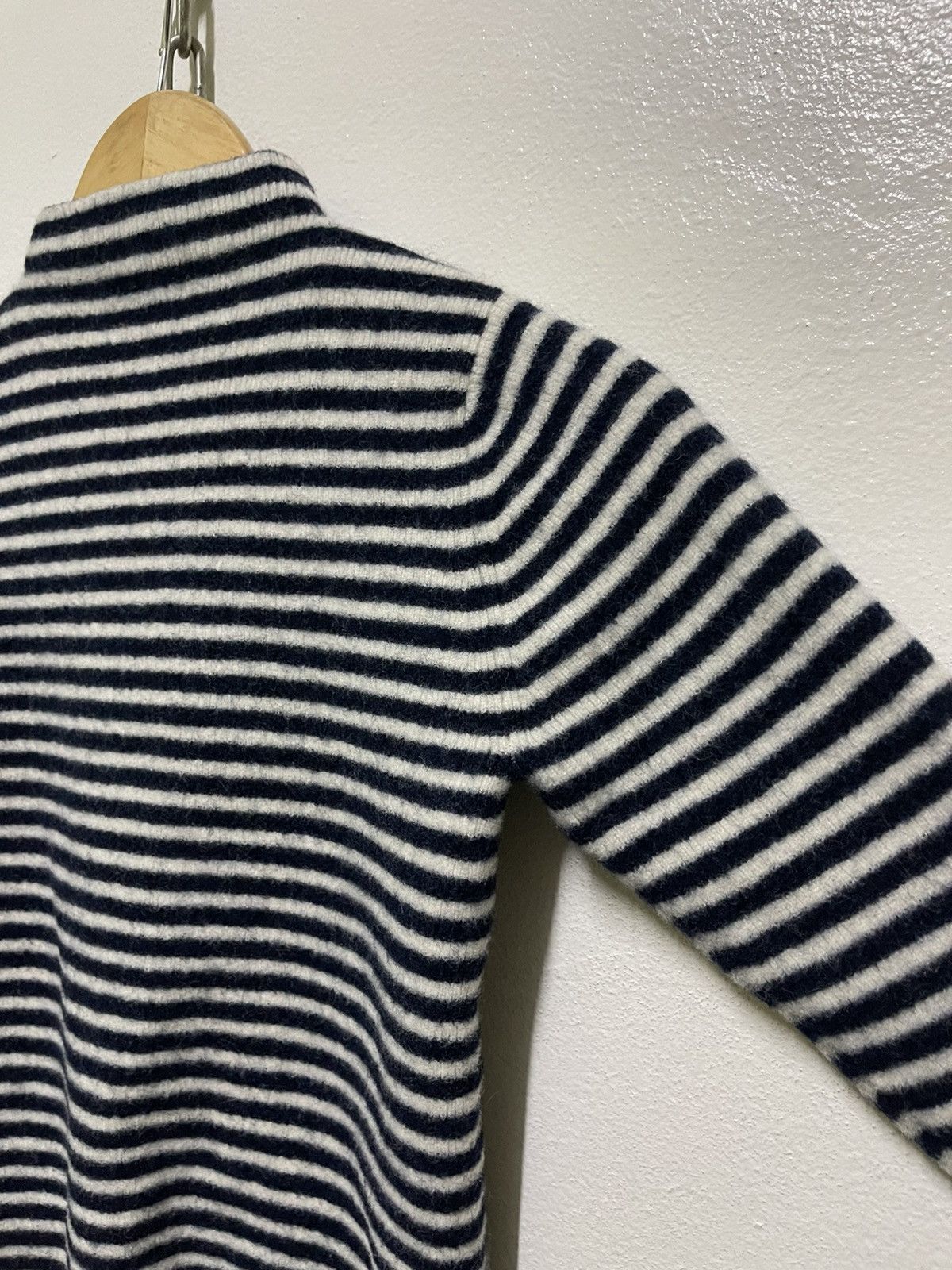 Japanese Brand Ouur Wool Stripe Jumper Japan Size S / US 4 / IT 40 - 4 Thumbnail