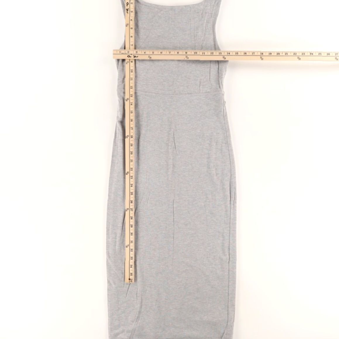 Athleta Athleta Dress Women XS Santorini Midi Modal Solid Gray Size XS / US 0-2 / IT 36-38 - 4 Thumbnail