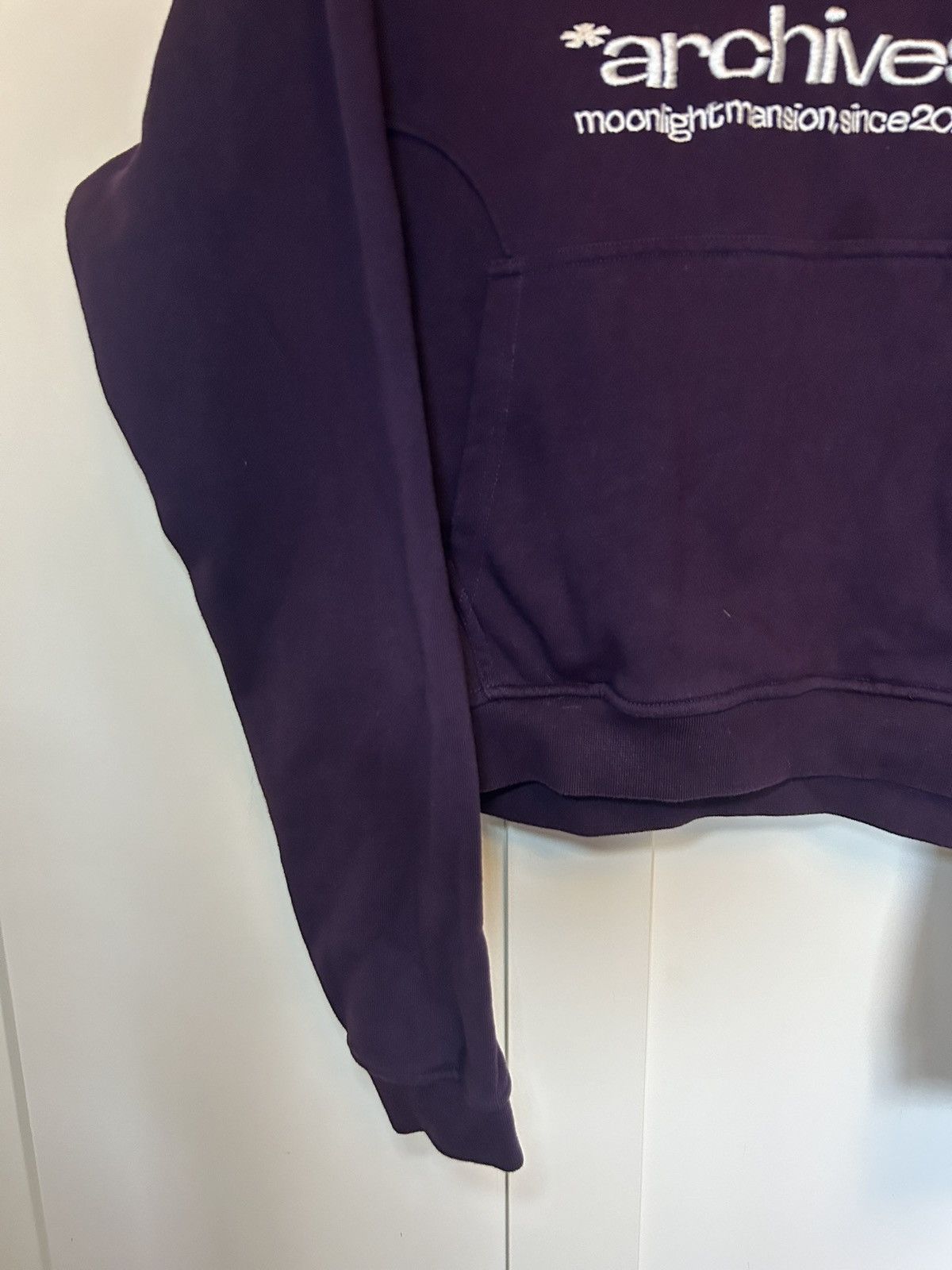 Designer Moonlight Mansion “archives” cropped boxy pullover hoodie Size US XL / EU 56 / 4 - 5 Thumbnail