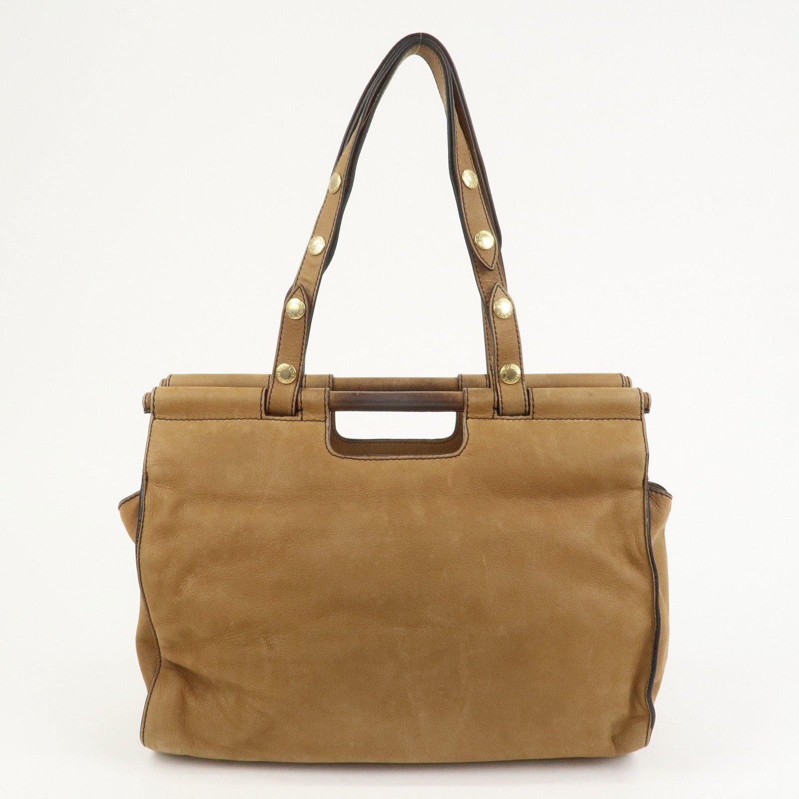 Loewe Loewe Candy Leather Tote Tan Size ONE SIZE - 2 Thumbnail