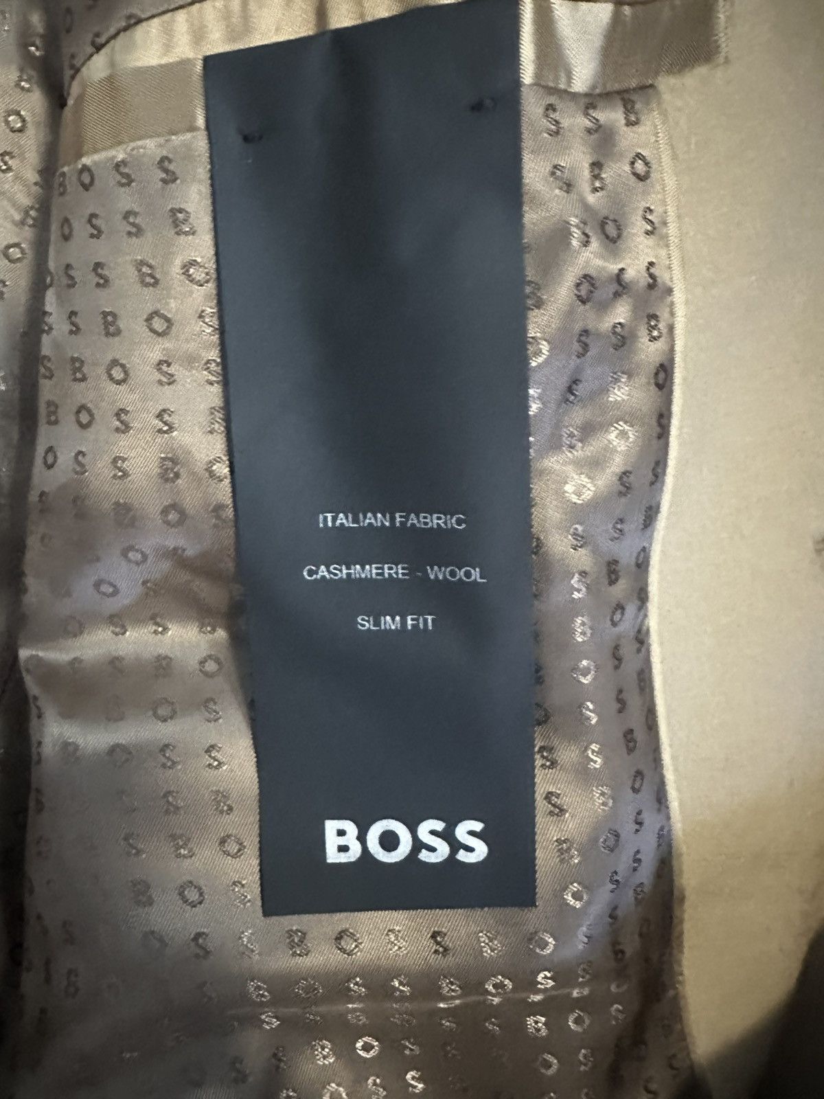 Hugo Boss NWT Boss Top Coat Car Coat Camel Size US L / EU 52-54 / 3 - 4 Thumbnail