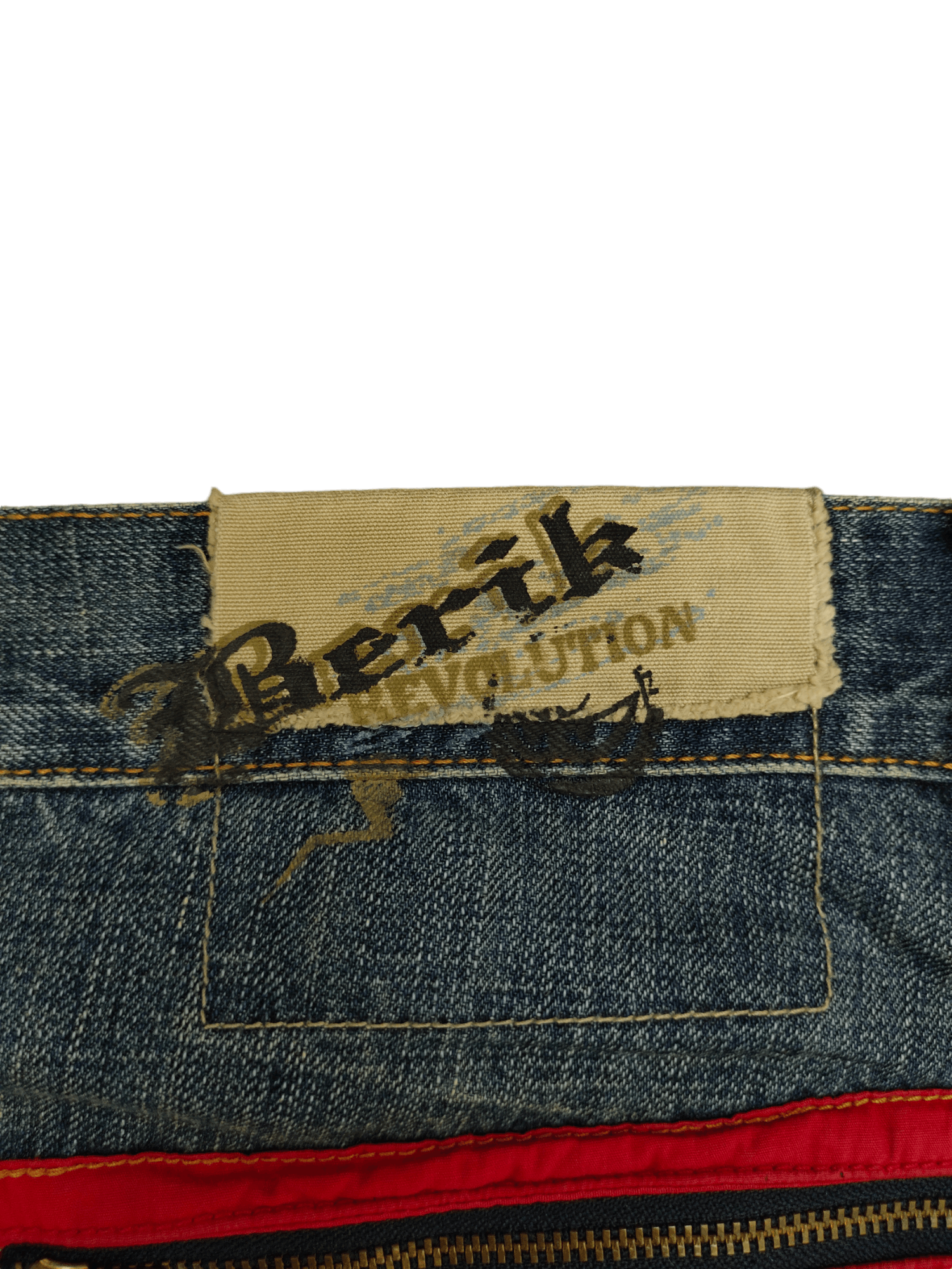 Hysteric Glamour Vintage Y2k Berik Design 3D Pocket Curve Denim Jeans Size US 32 / EU 48 - 13 Thumbnail
