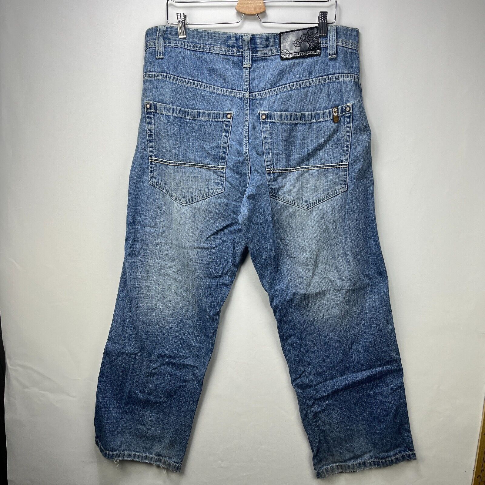 Vintage Y2K South Pole Baggy Streetwear Pants Size 38 Skater