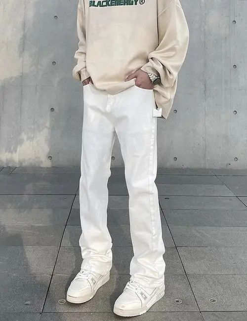 Jean × Vintage Retro utility carpenter flared jeans trousers y2k Size US 30 / EU 46 - 2 Thumbnail
