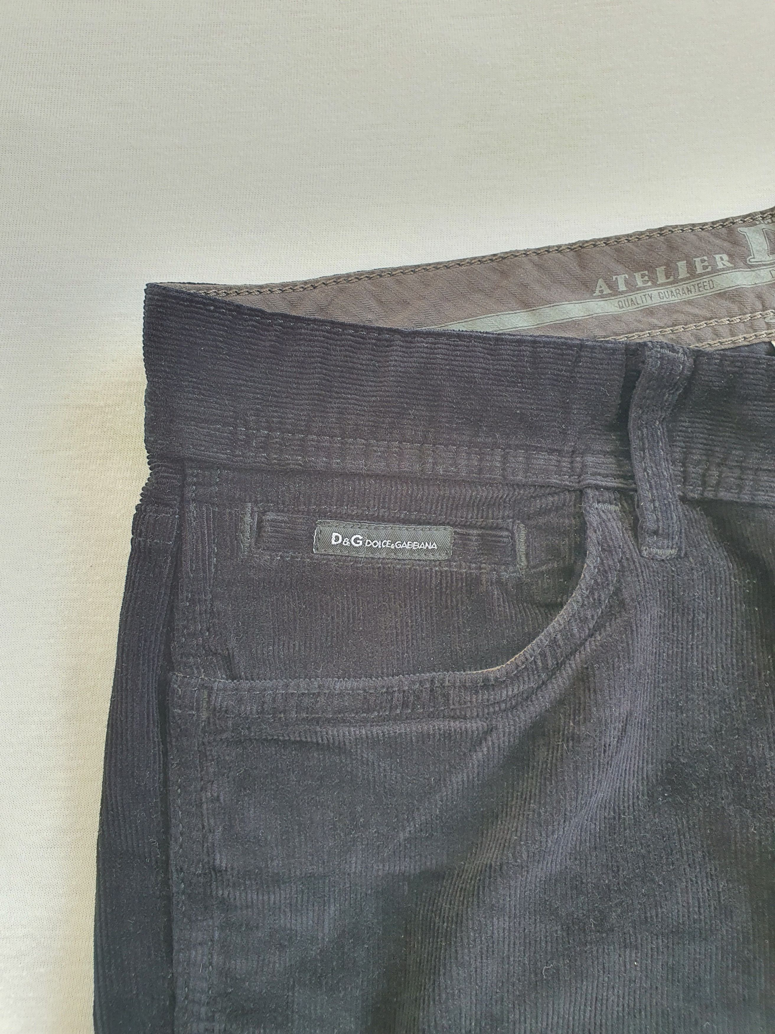 Dolce & Gabbana Vintage Corduroy Pants Trousers Jeans - AUDACIOUS (Y2K) Size US 34 / EU 50 - 6 Thumbnail
