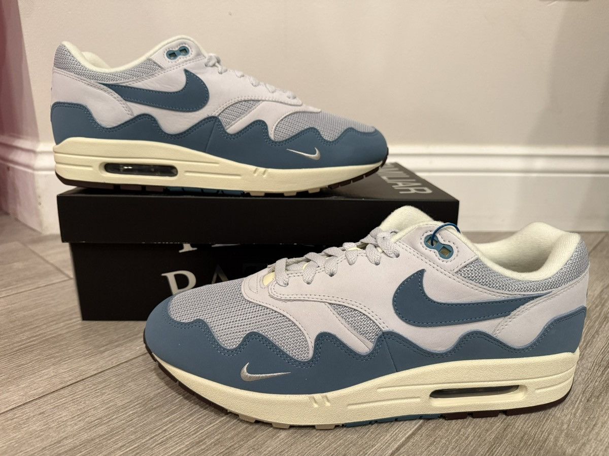 Nike × Patta Patta Nike Air Max 1 Noise Aqua Silver Pure Platinum Sz 12 Size US 12 / EU 45 - 1 Thumbnail