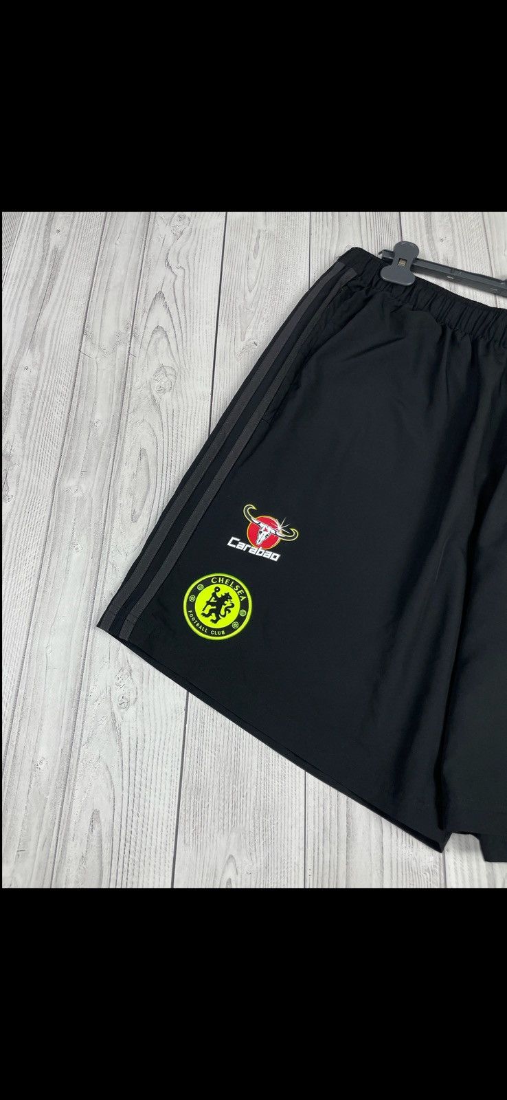 Adidas Vintage adidas Chelsea soccer shorts size XL black away Size US 36 / EU 52 - 2 Thumbnail
