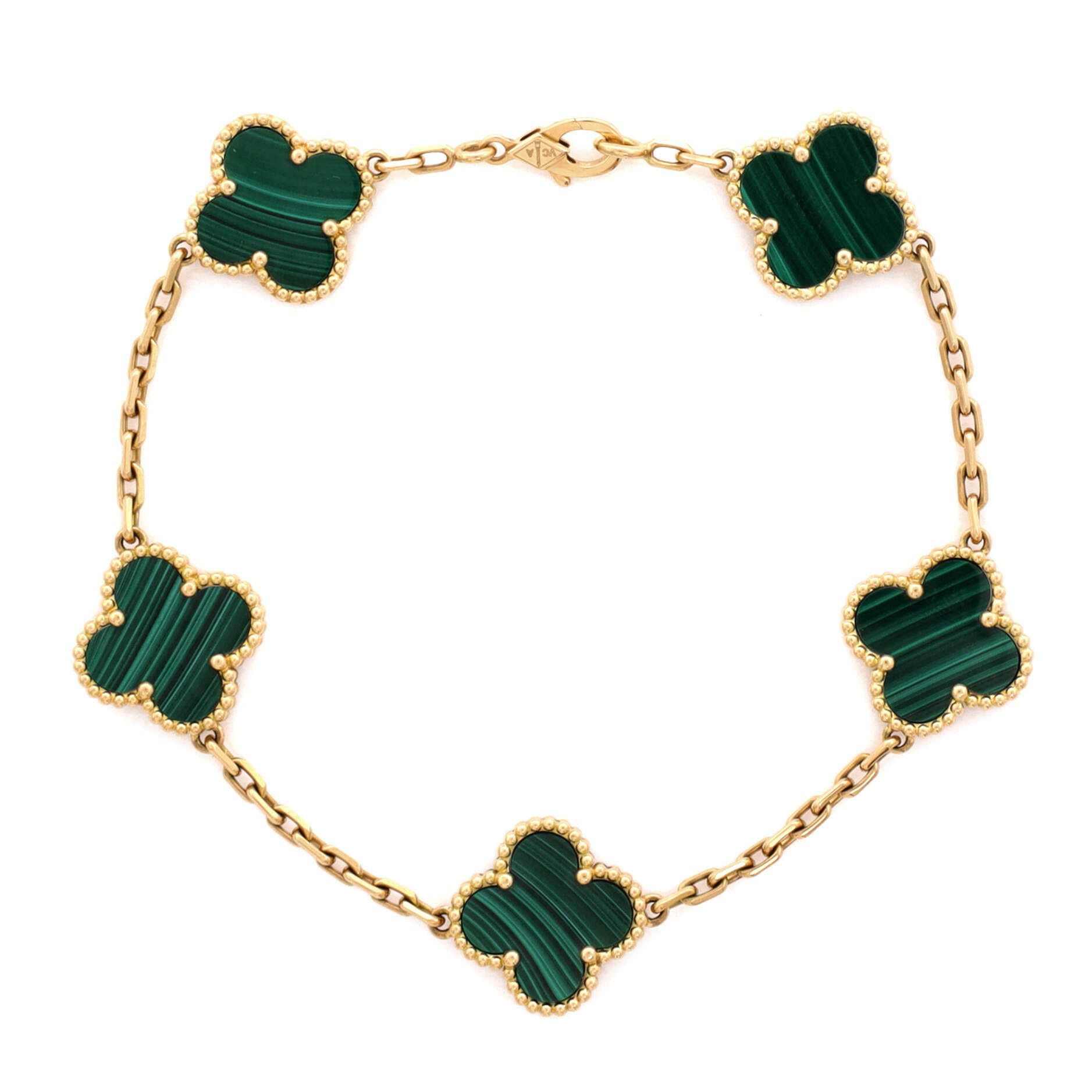 Van Cleef & Arpels Vintage Alhambra 5 Motifs Bracelet Size ONE SIZE - 1 Thumbnail