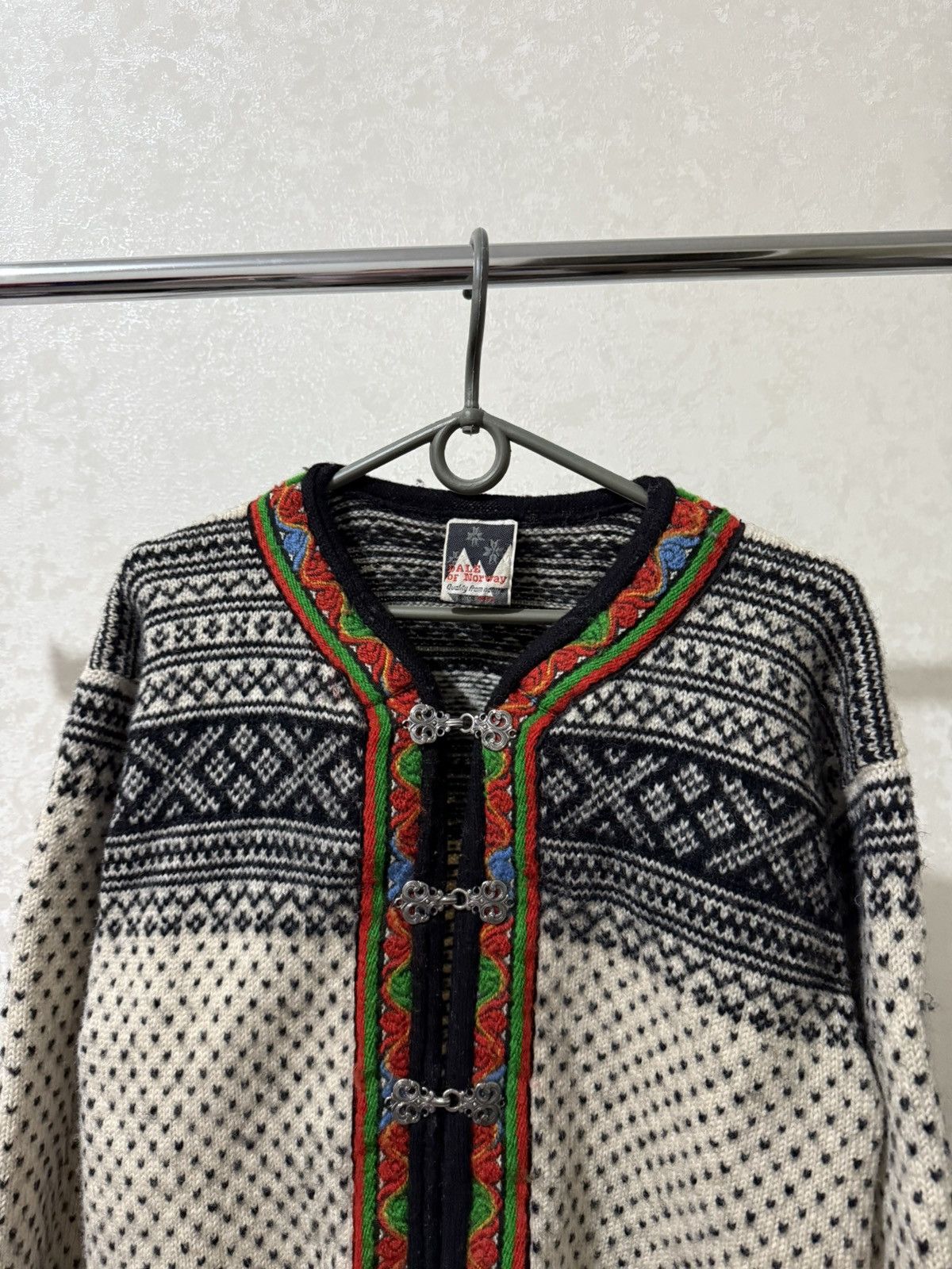 Dale Of Norway DALE OF NORWAY WOOL CARDIGAN ARCTIC WOOMEN’S SWEATER WINTER Size M / US 6-8 / IT 42-44 - 4 Thumbnail