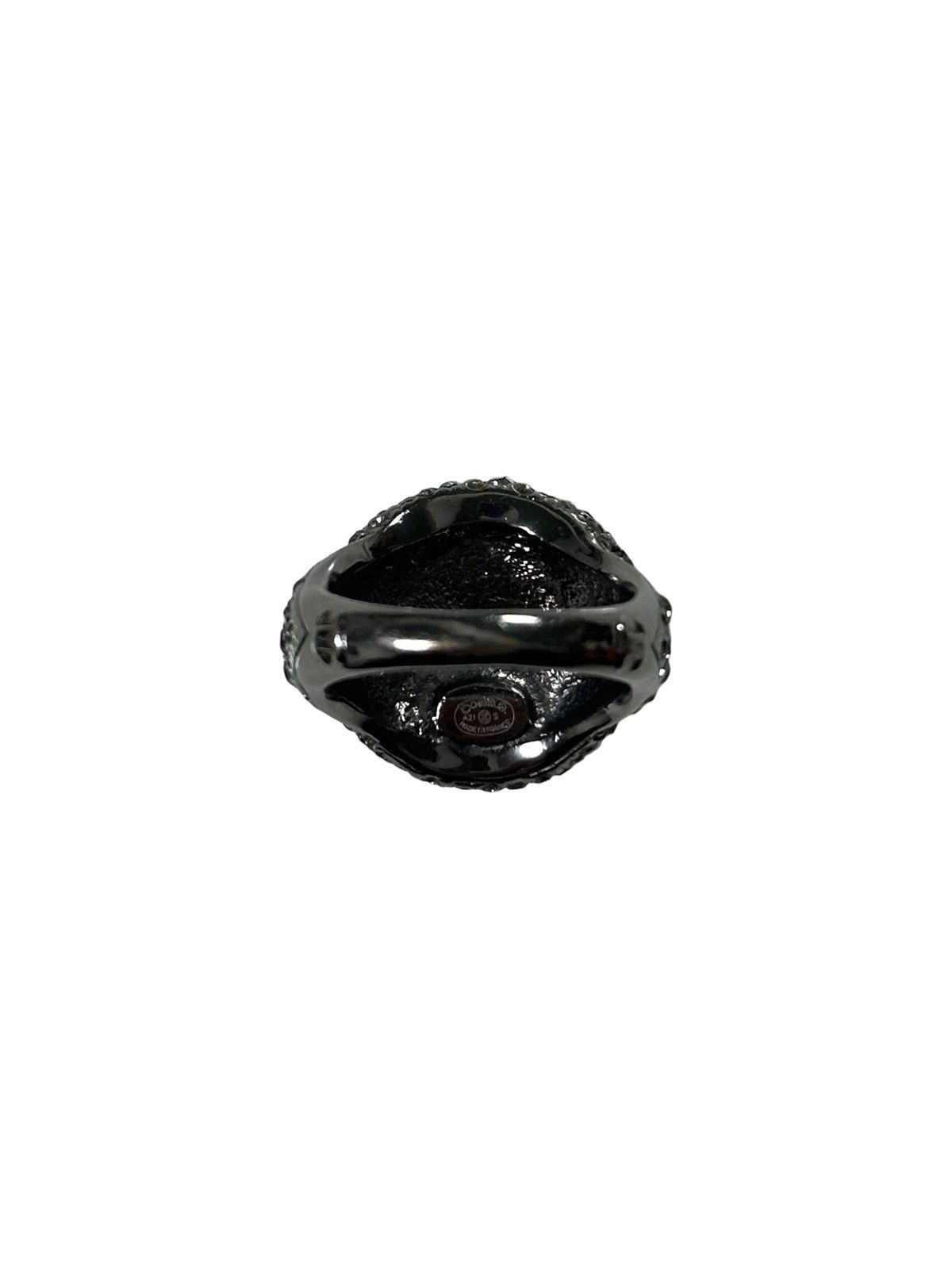 Chanel CHANEL S/S 2021 Embellished CC Logo Ring Size ONE SIZE - 2 Thumbnail