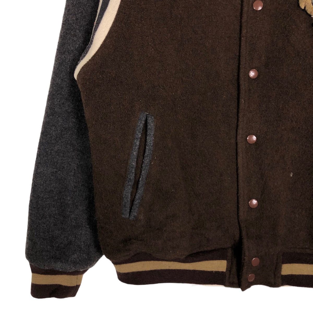 Japanese Brand 🔥 Vintage Varsity Bomber Jacket Snezzy Japan Big Logo Size US XL / EU 56 / 4 - 4 Thumbnail