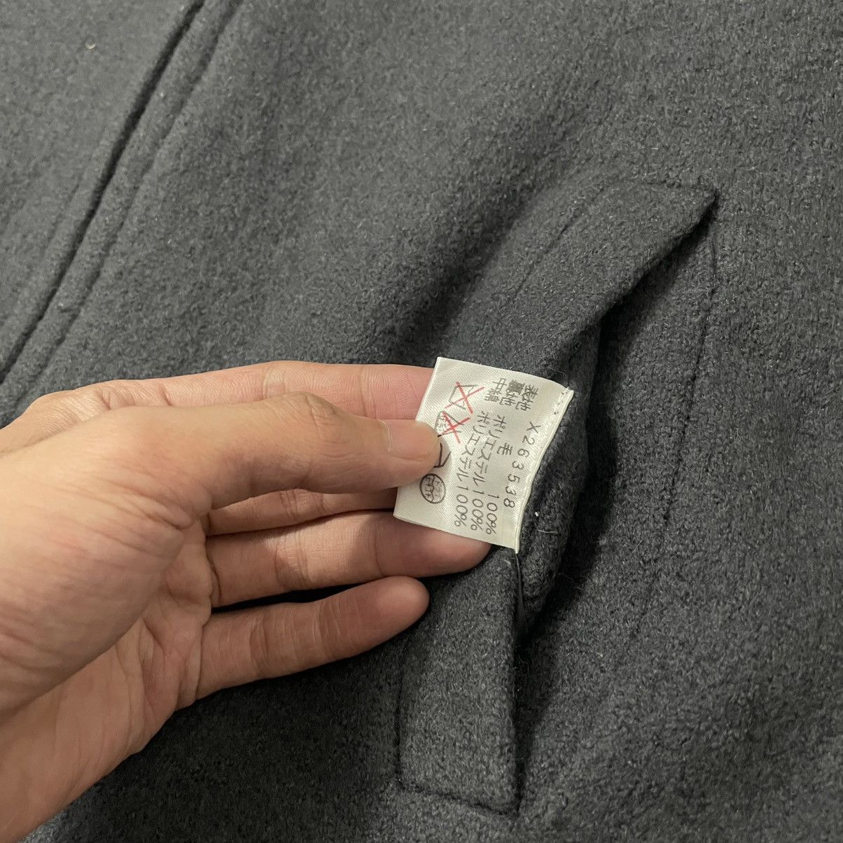 Yohji Yamamoto Vintage Yohji Yamamoto Wool Bikers Jacket Size US M / EU 48-50 / 2 - 7 Thumbnail