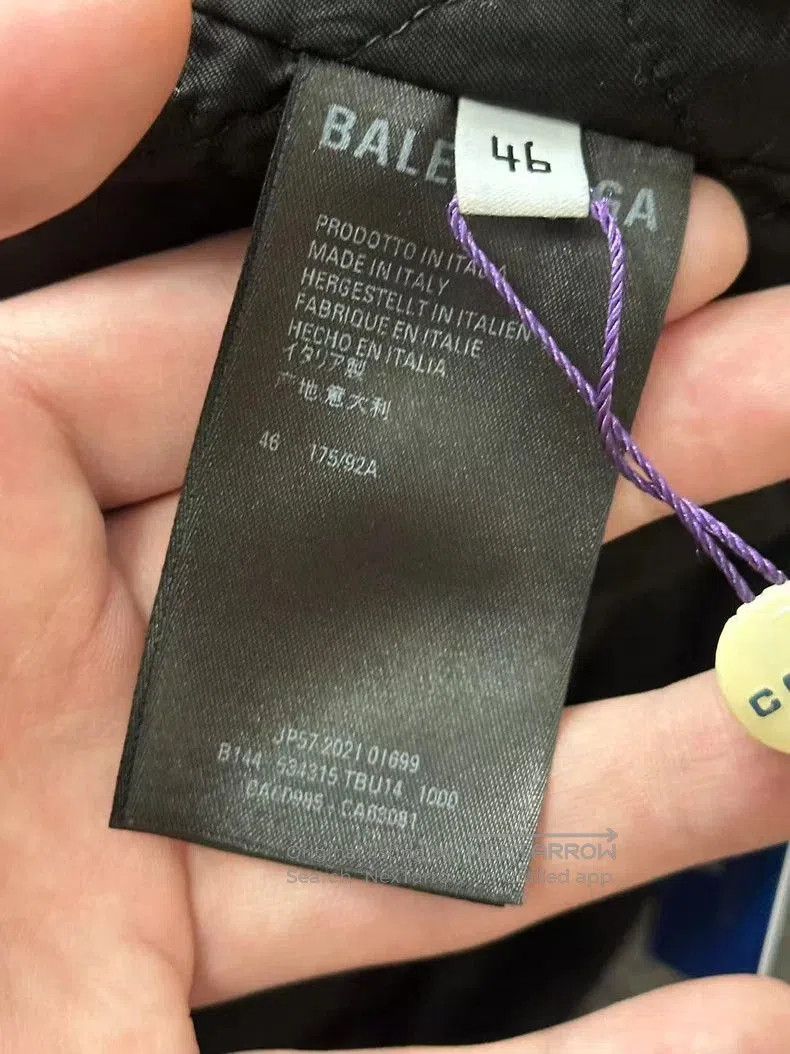 Balenciaga Balenciaga Black Wool Logo Jacket. Size US M / EU 48-50 / 2 - 4 Thumbnail