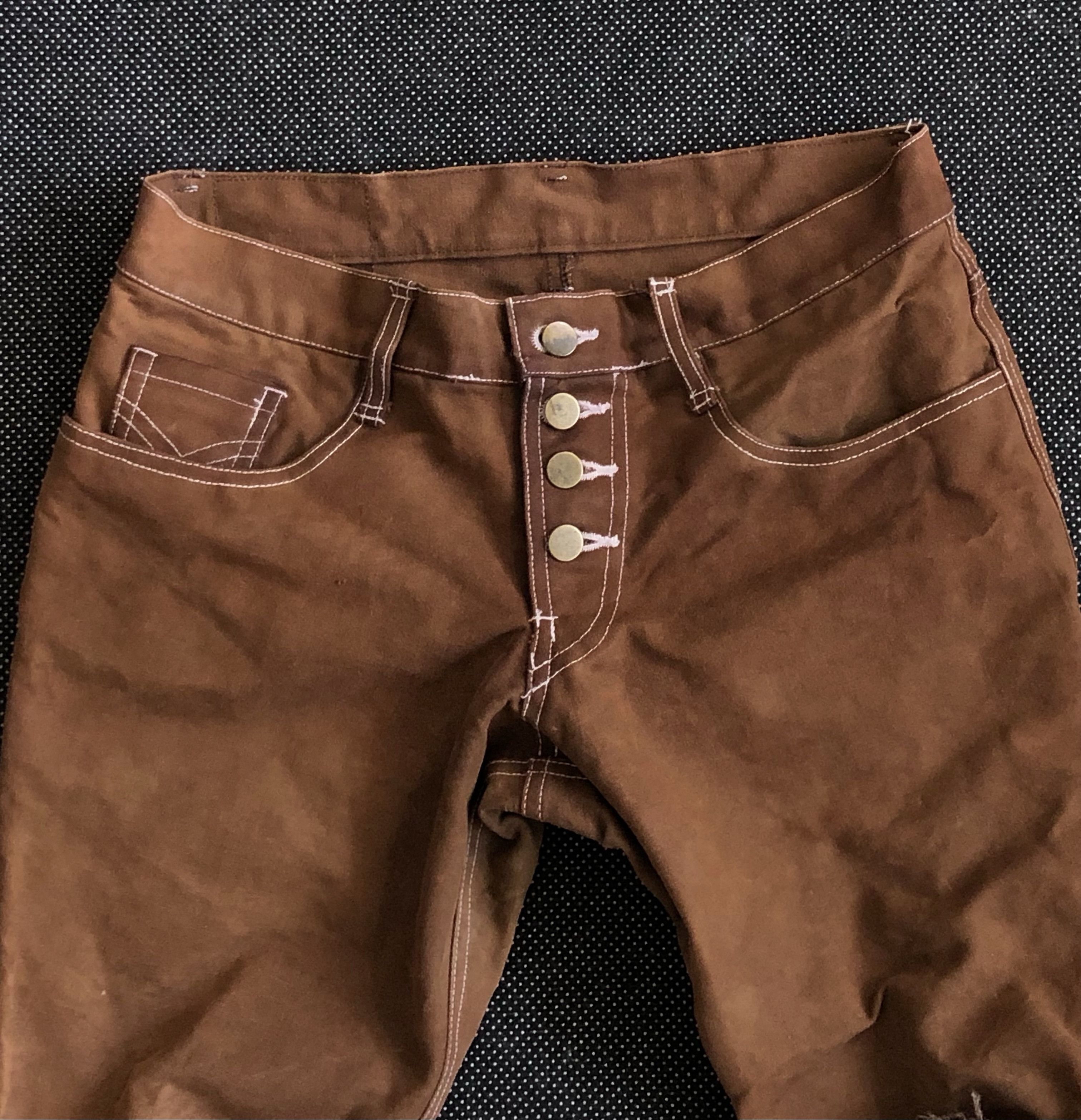 Christopher Nemeth RARE🔥VINTAGE 90’S HARD DUCK CANVAS 3/4 PANTS Size US 30 / EU 46 - 5 Thumbnail