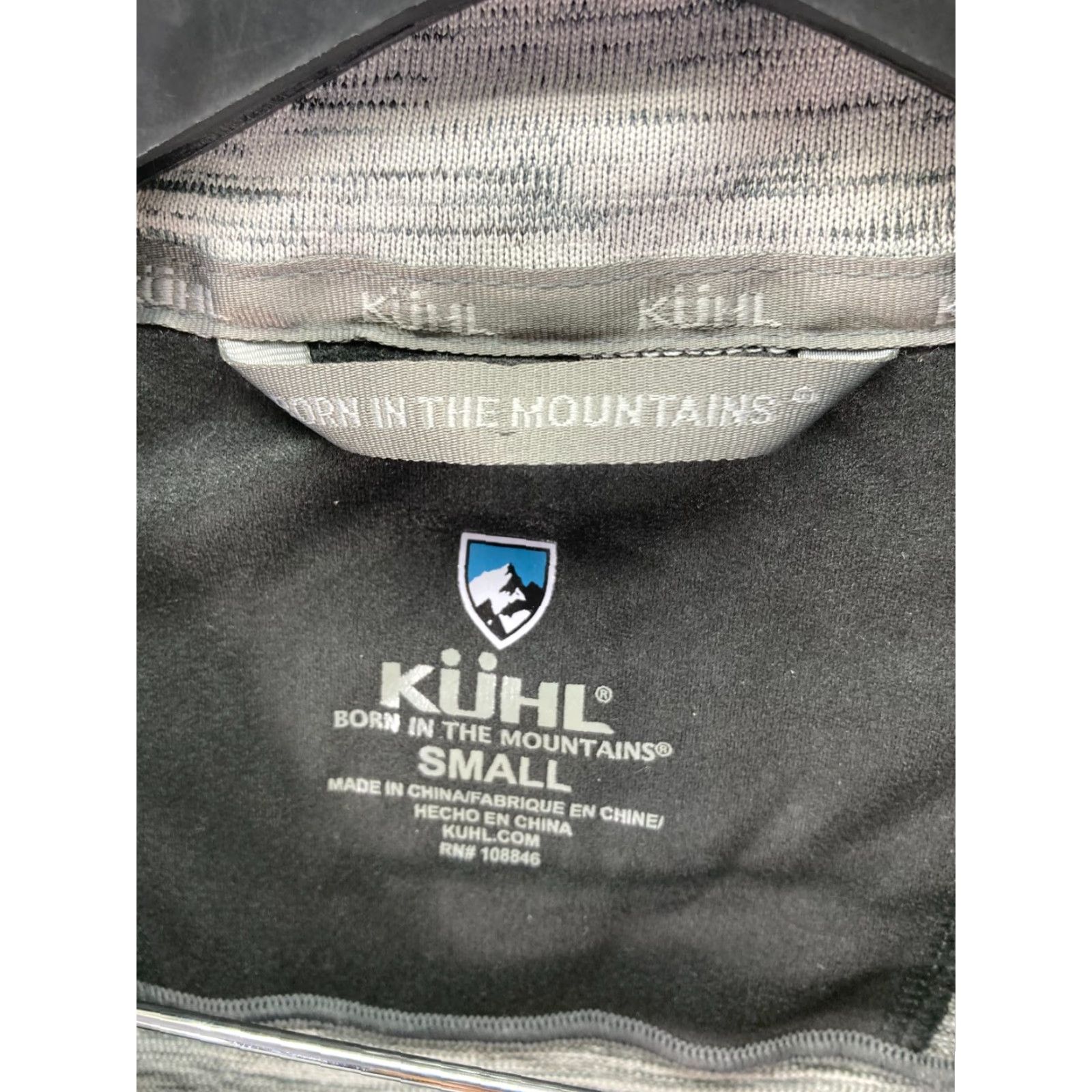 Logo 7 Kuhl Alloy Pullover Sweater Mens S Heather Gray 1/4 Zip Knit Long Sleeve Mock Neck Logo Outdoors Sports Winter Fall Spring Size US S / EU 44-46 / 1 - 7 Thumbnail
