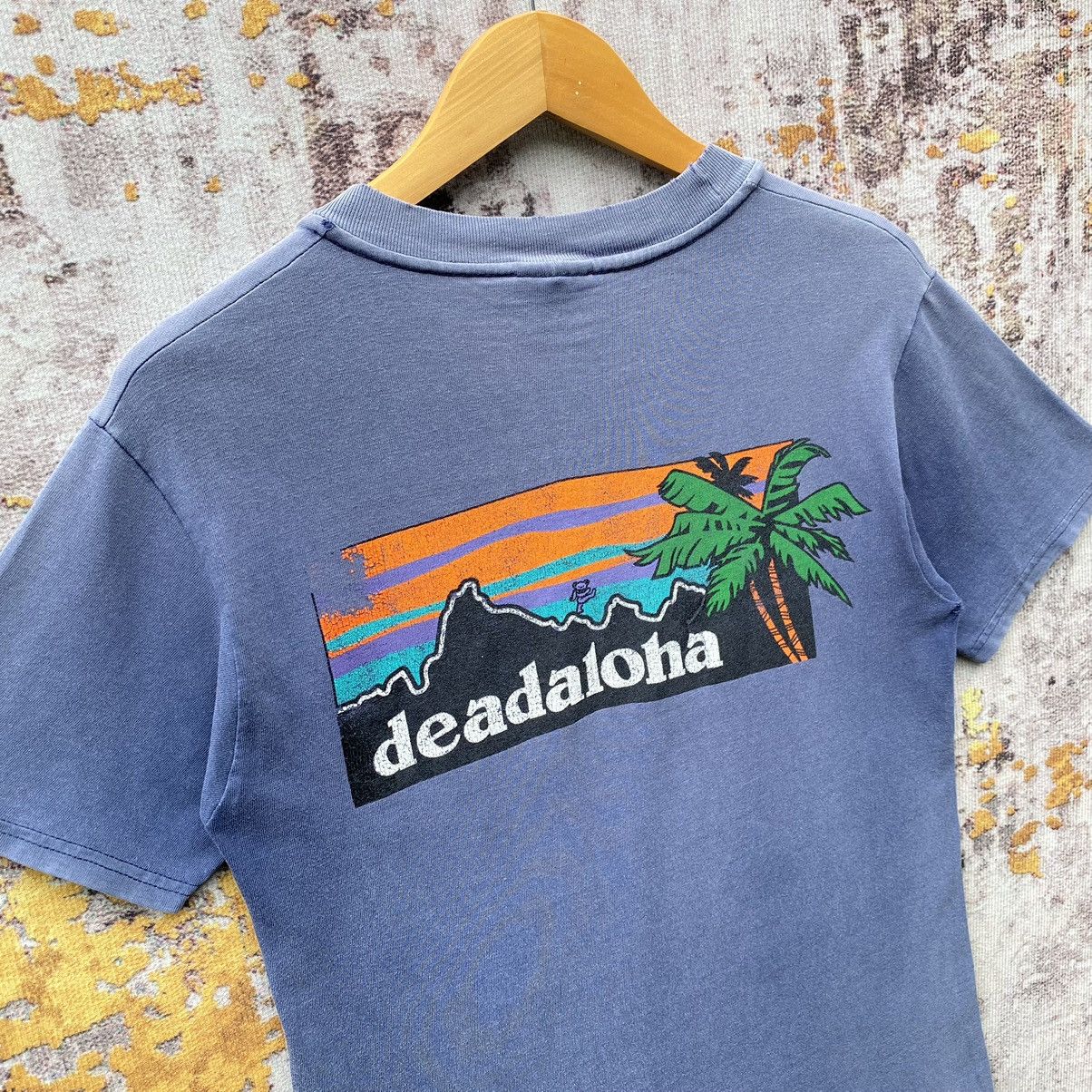 Grateful Dead Rare!Vintage 90s Grateful Dead Deadaloha Band Tee Distressed Size US S / EU 44-46 / 1 - 5 Thumbnail
