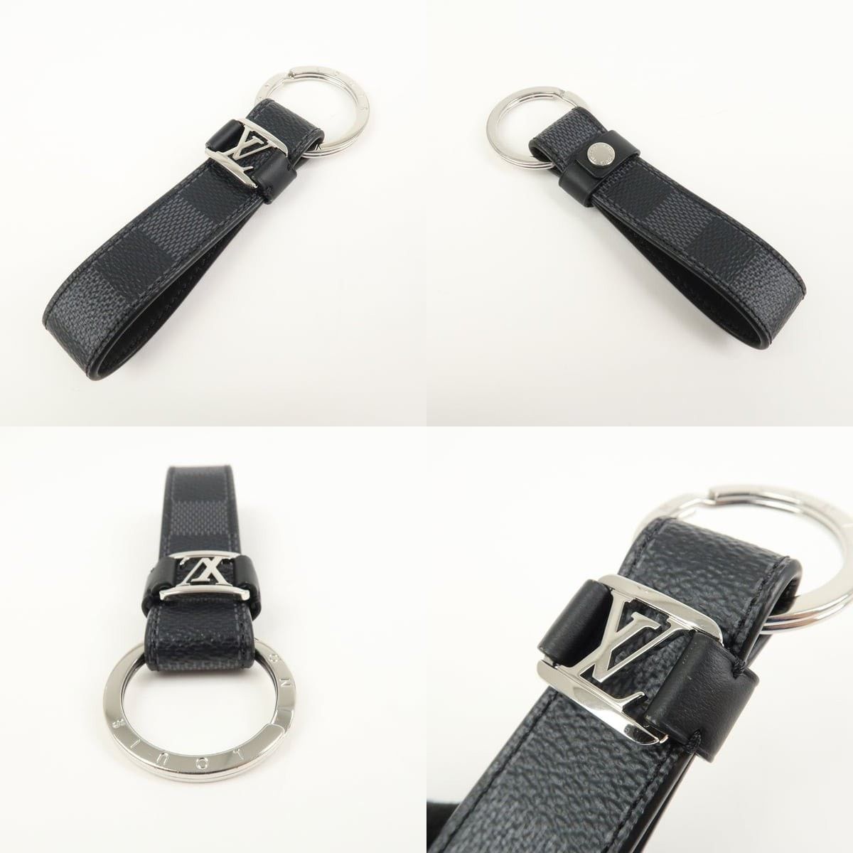 Louis Vuitton Louis Vuitton Damier Graphite Key Chain Size ONE SIZE - 3 Thumbnail