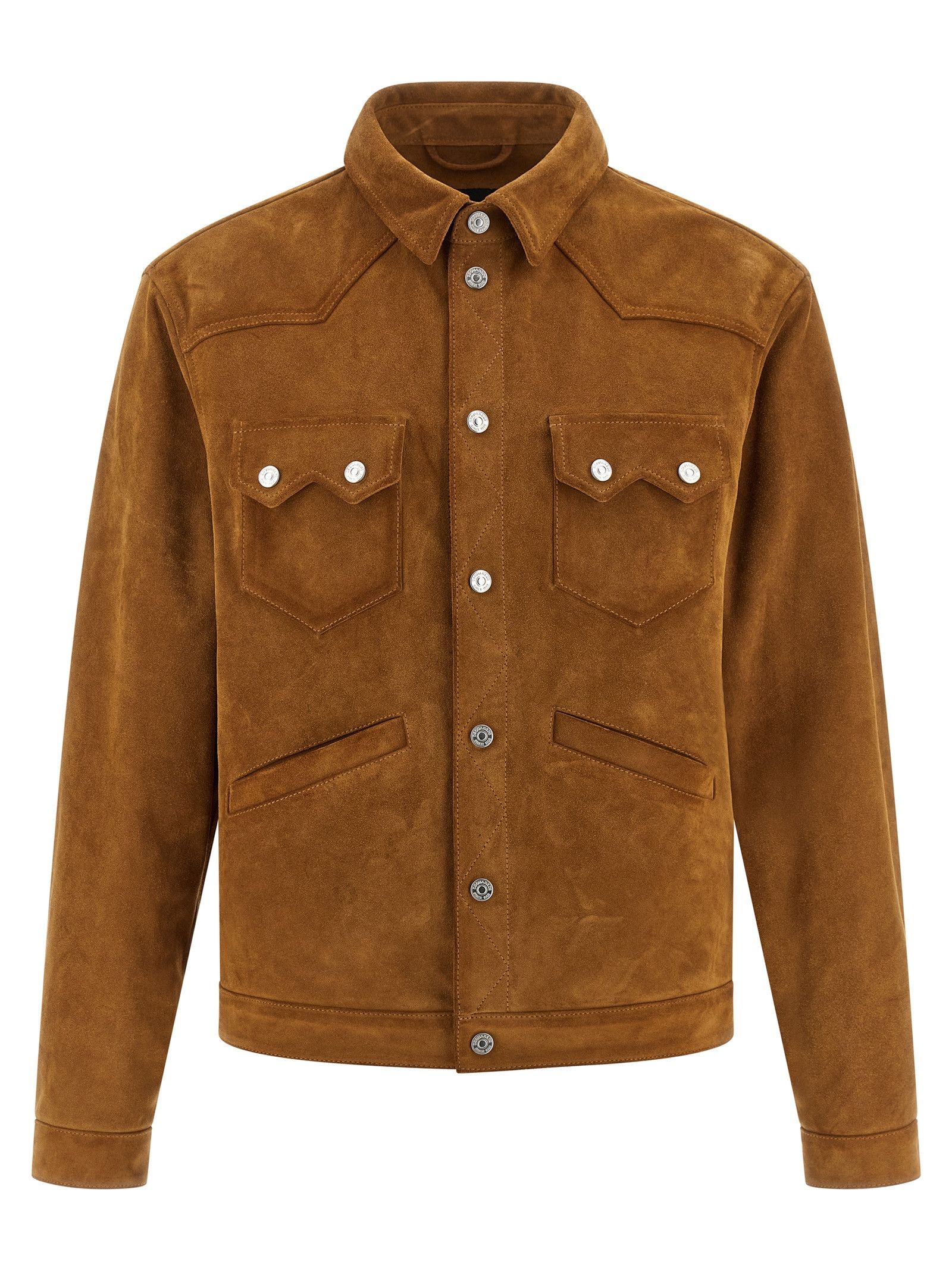 Dsquared2 'Suede Boxy Shirt' jacket Size US XXL / EU 58 / 5 - 1 Thumbnail