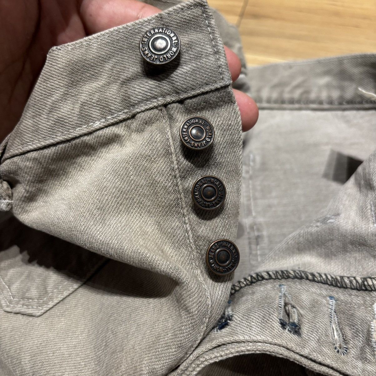 Kapital Kapital Flared Beige Selvedge Jeans Size US 29 - 6 Thumbnail