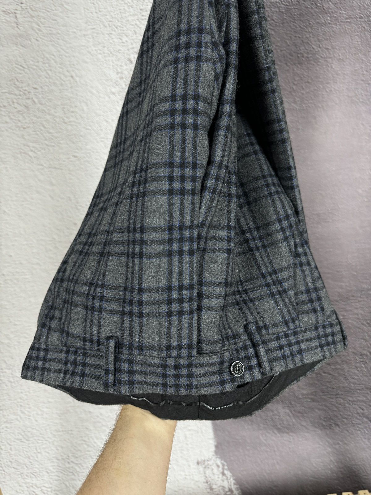 Other BNWT AG Trend Contemporary checkered grey Wool 2 pcs suit Size 36R - 19 Thumbnail