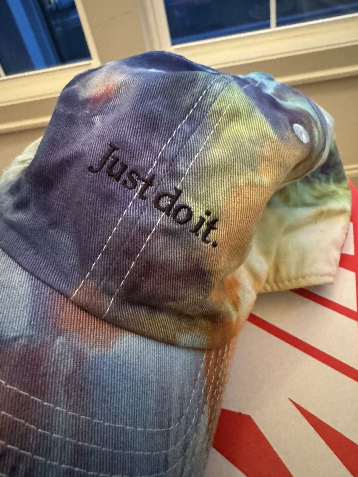 Nike 1of1 hand dyed tie dye Nike dad hat Size ONE SIZE - 1 Thumbnail