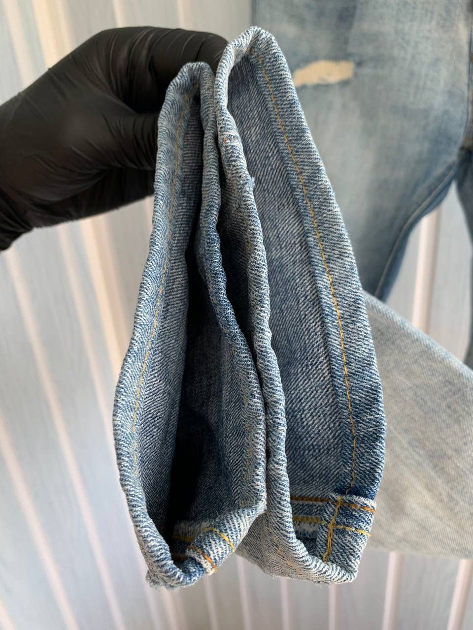 Emmett × Japanese Brand EMMETT Unisex E D Bill Lt Rip Wash 562/m Selvedge Jeans Size US 29 - 11 Thumbnail