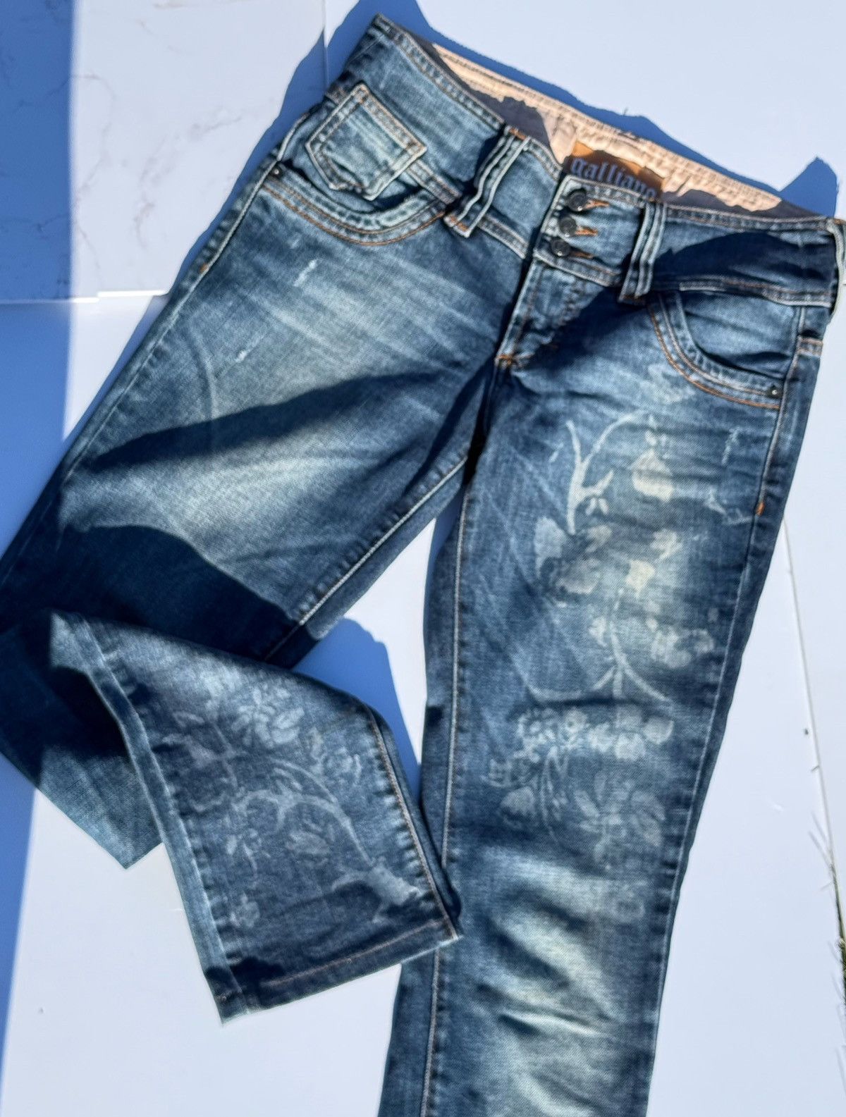 John Galliano Vintage jeans Galliano Size 27" / US 4 / IT 40 - 12 Thumbnail