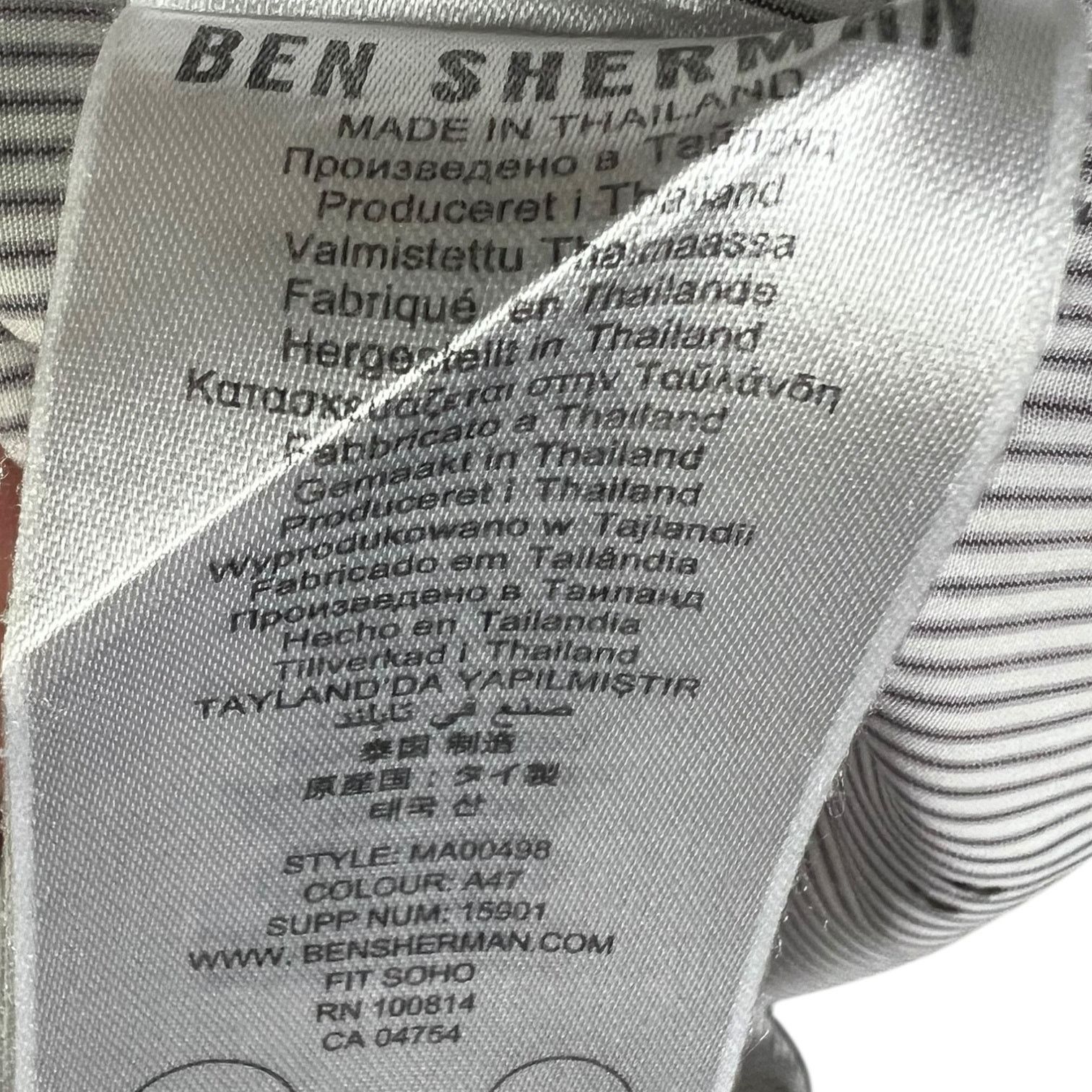 Ben Sherman Ben Sherman Plectrum Striped Geometric Button-Up Shirt - S Size US S / EU 44-46 / 1 - 4 Thumbnail
