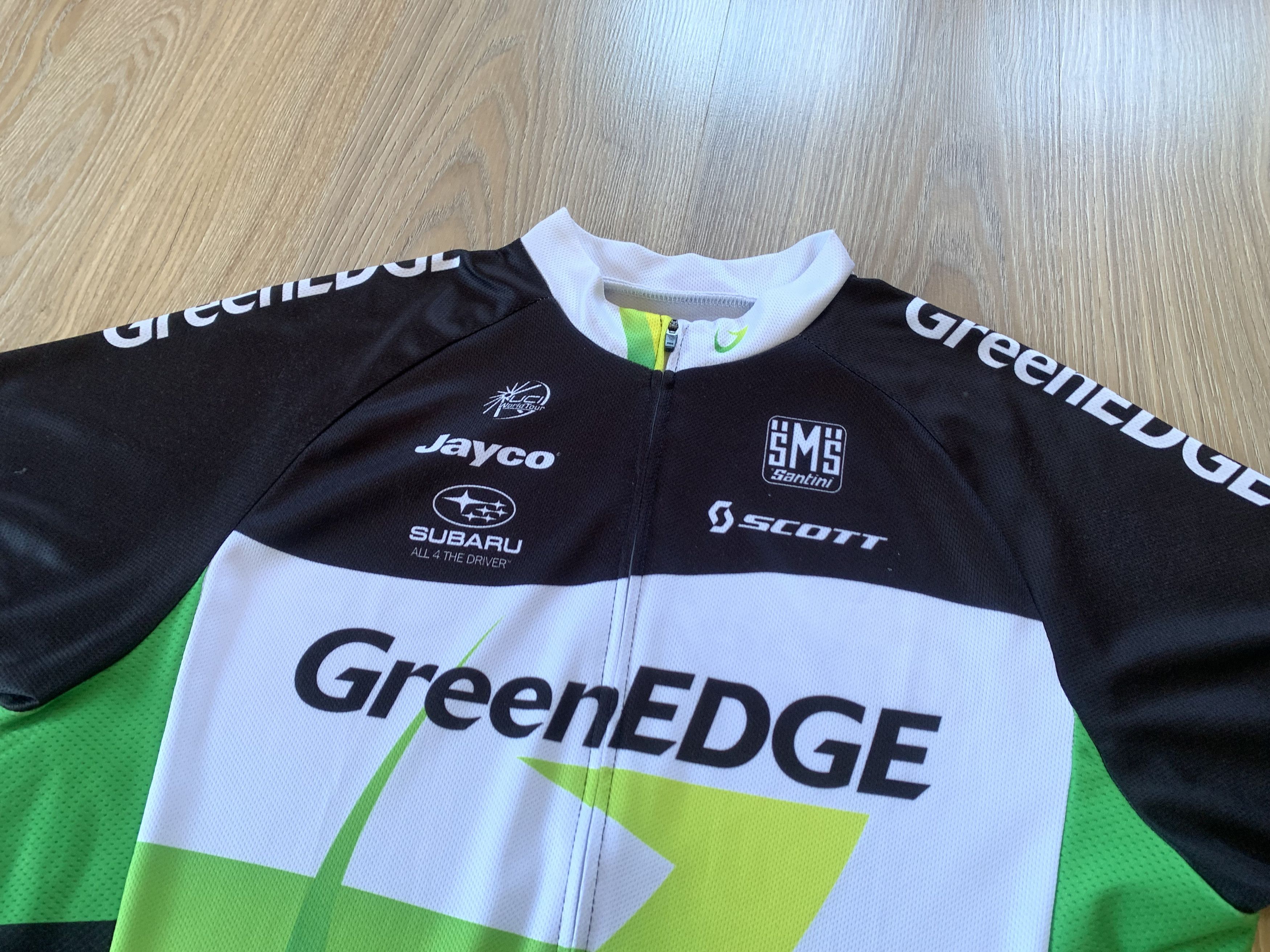 Bicycle SMS Santini Italian Full Zip Bike Cycling Jersey Size US M / EU 48-50 / 2 - 4 Thumbnail