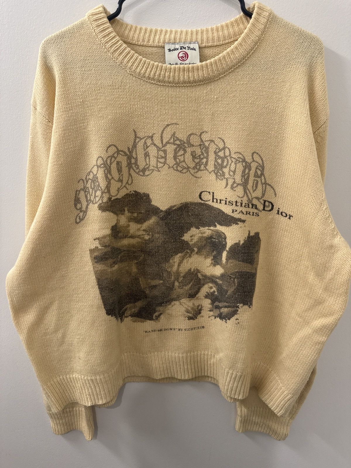 Seditionaries Night Club “Christian Dior” Knit Size US M / EU 48-50 / 2 - 1 Thumbnail
