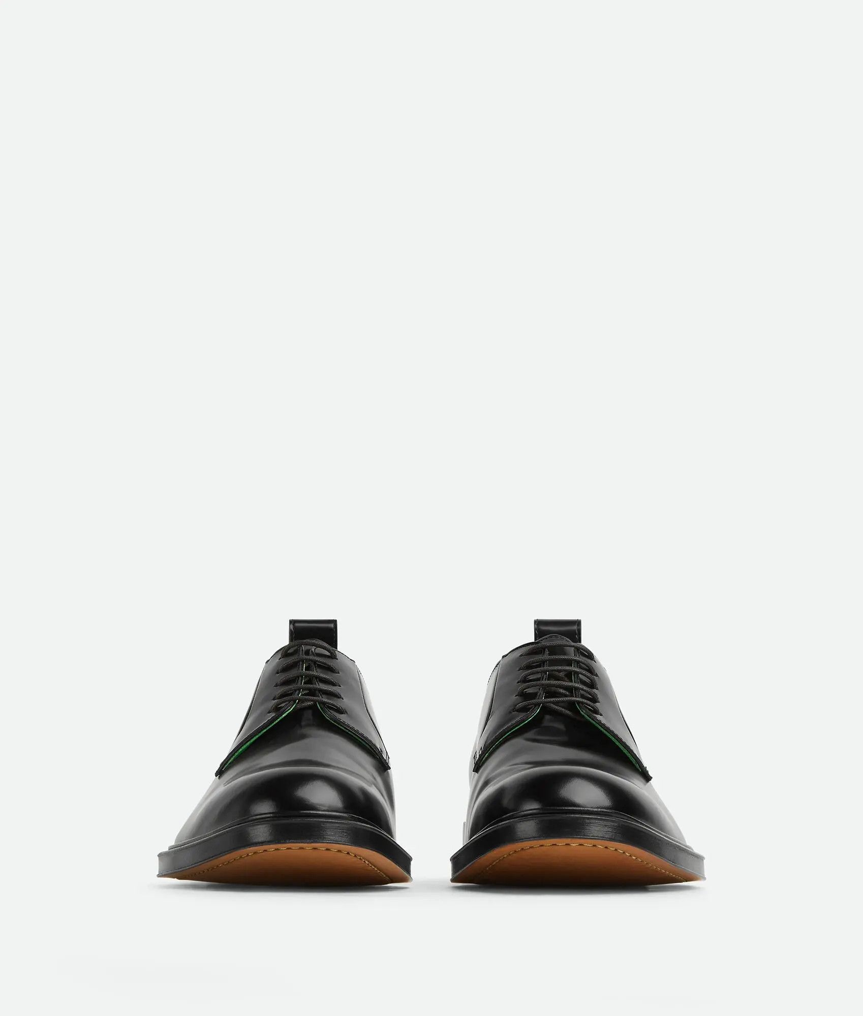 Bottega Veneta o1bcso1str0925 Tie Lace-Up Shoes in Black Size US 8 / EU 41 - 2 Thumbnail