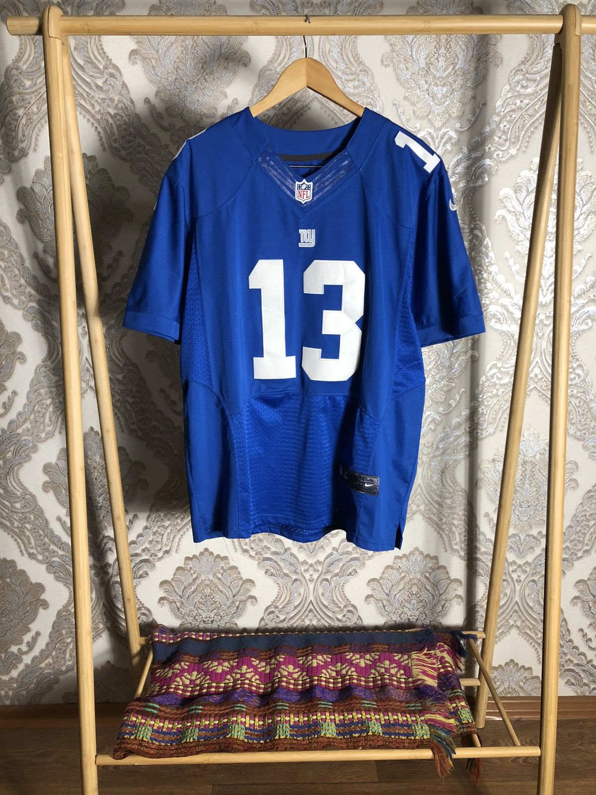 NFL VINTAGE ODELL BECKHAM JR NEW YORK GIANTS RUGBY JERSEY RETRO Size US L / EU 52-54 / 3 - 2 Thumbnail
