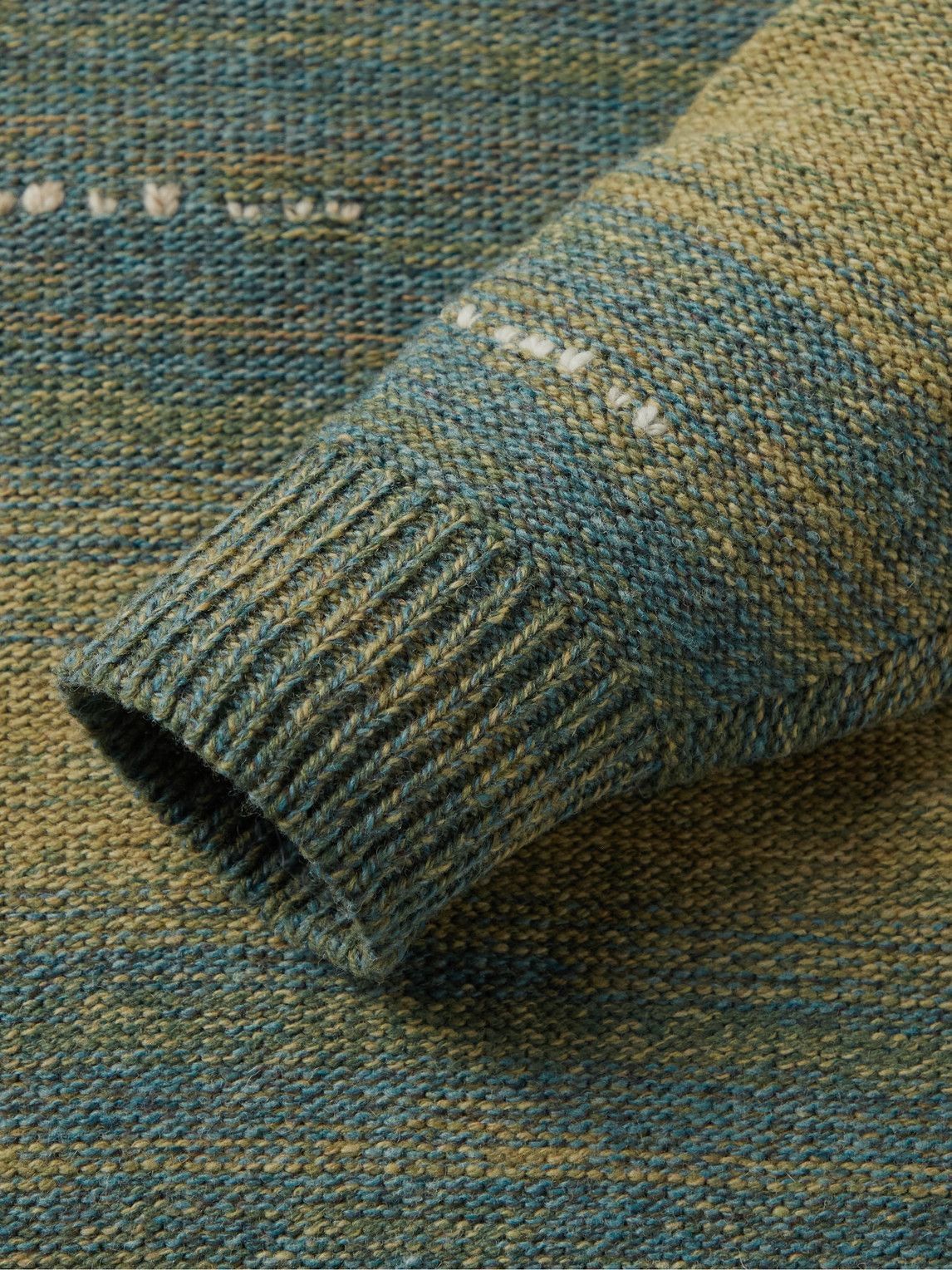 Visvim VISVIM gradient knit wool-cashmere sweater Size US XXL / EU 58 / 5 - 5 Thumbnail