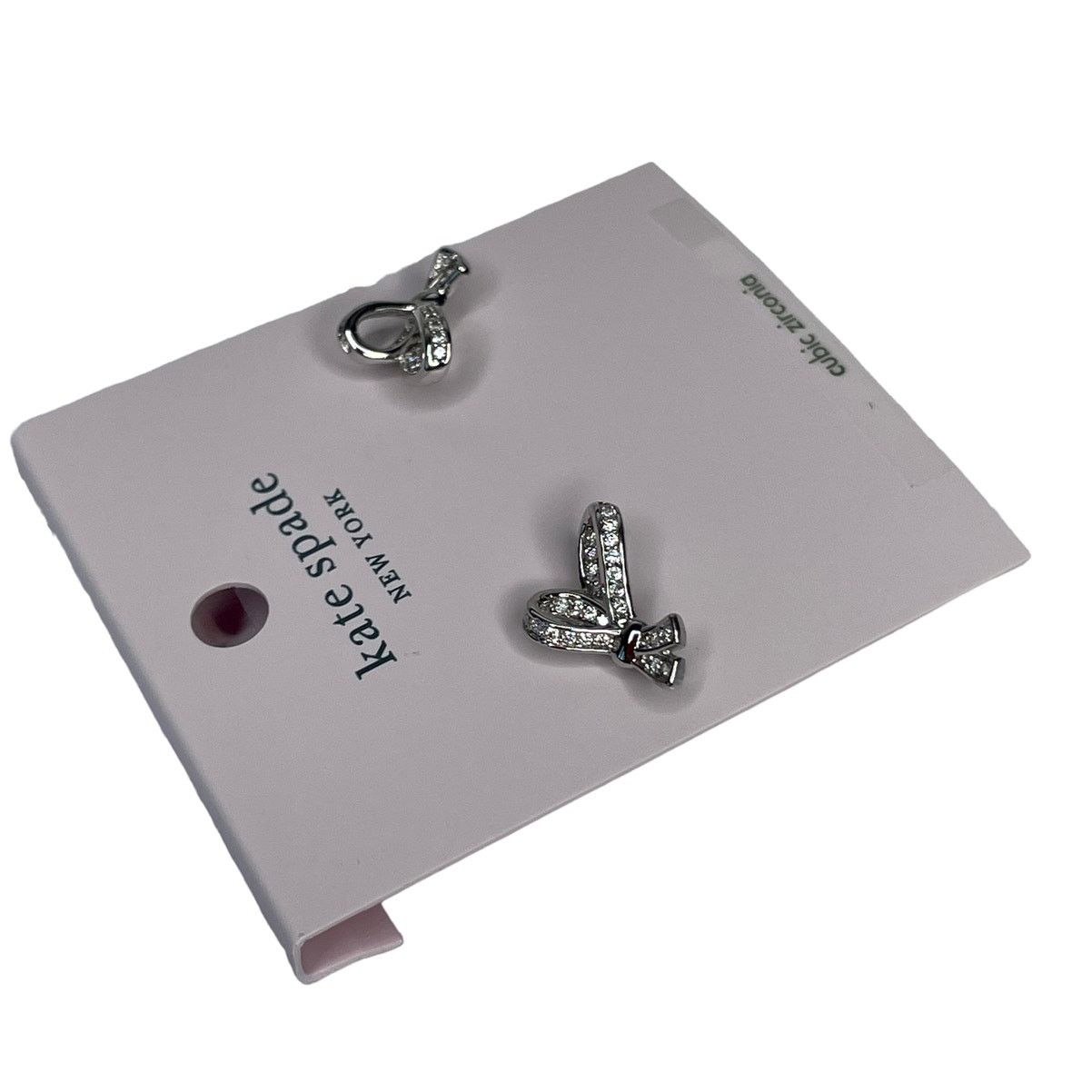 Kate Spade Kate Spade All Tied Up Pave Studs Earrings Size ONE SIZE - 4 Thumbnail