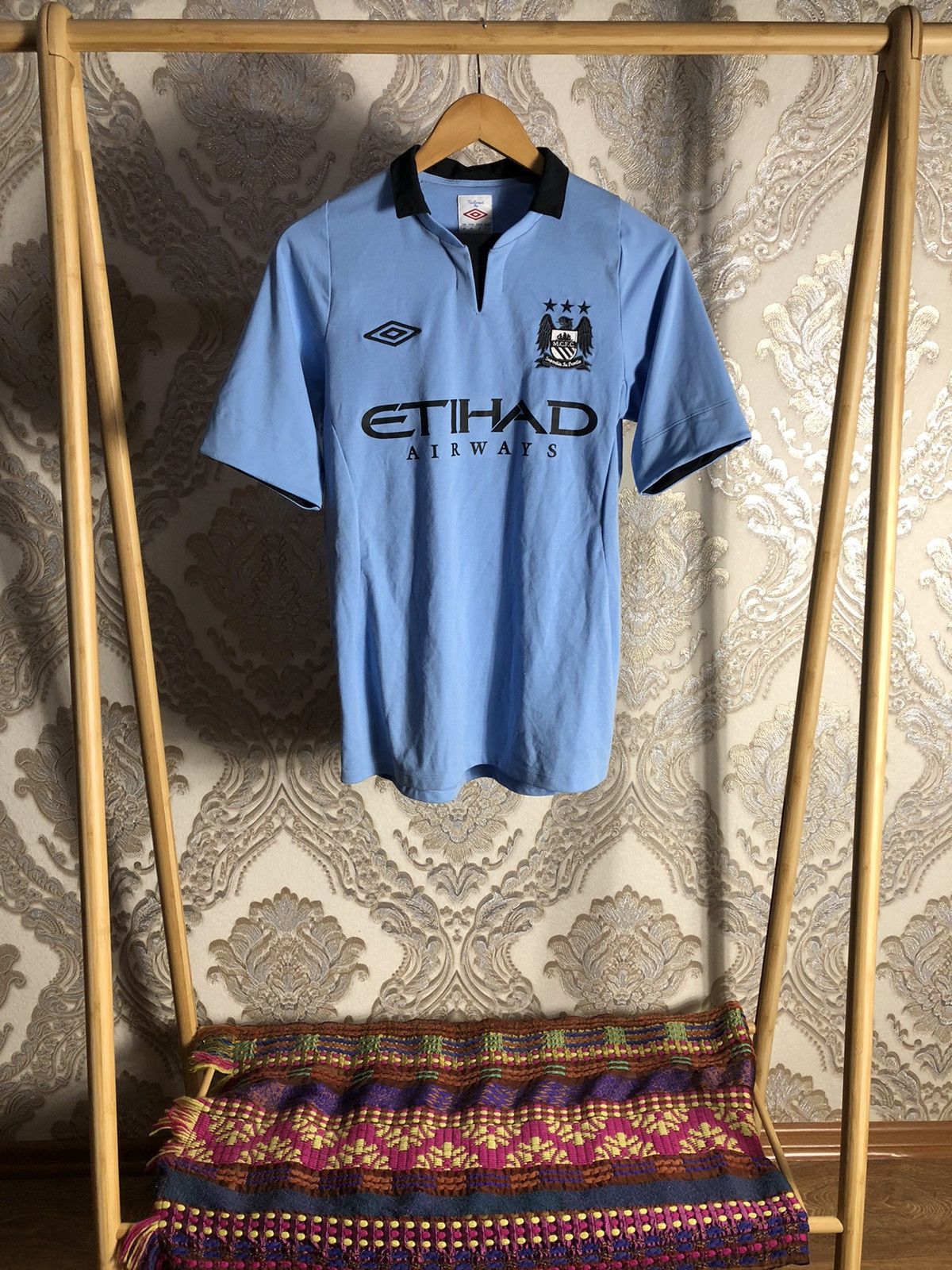 Umbro × Vintage VINTAGE MANCHESTER CITY JACKET SOCCER JERSEY Y2K 90s RETRO Size US M / EU 48-50 / 2 - 1 Thumbnail
